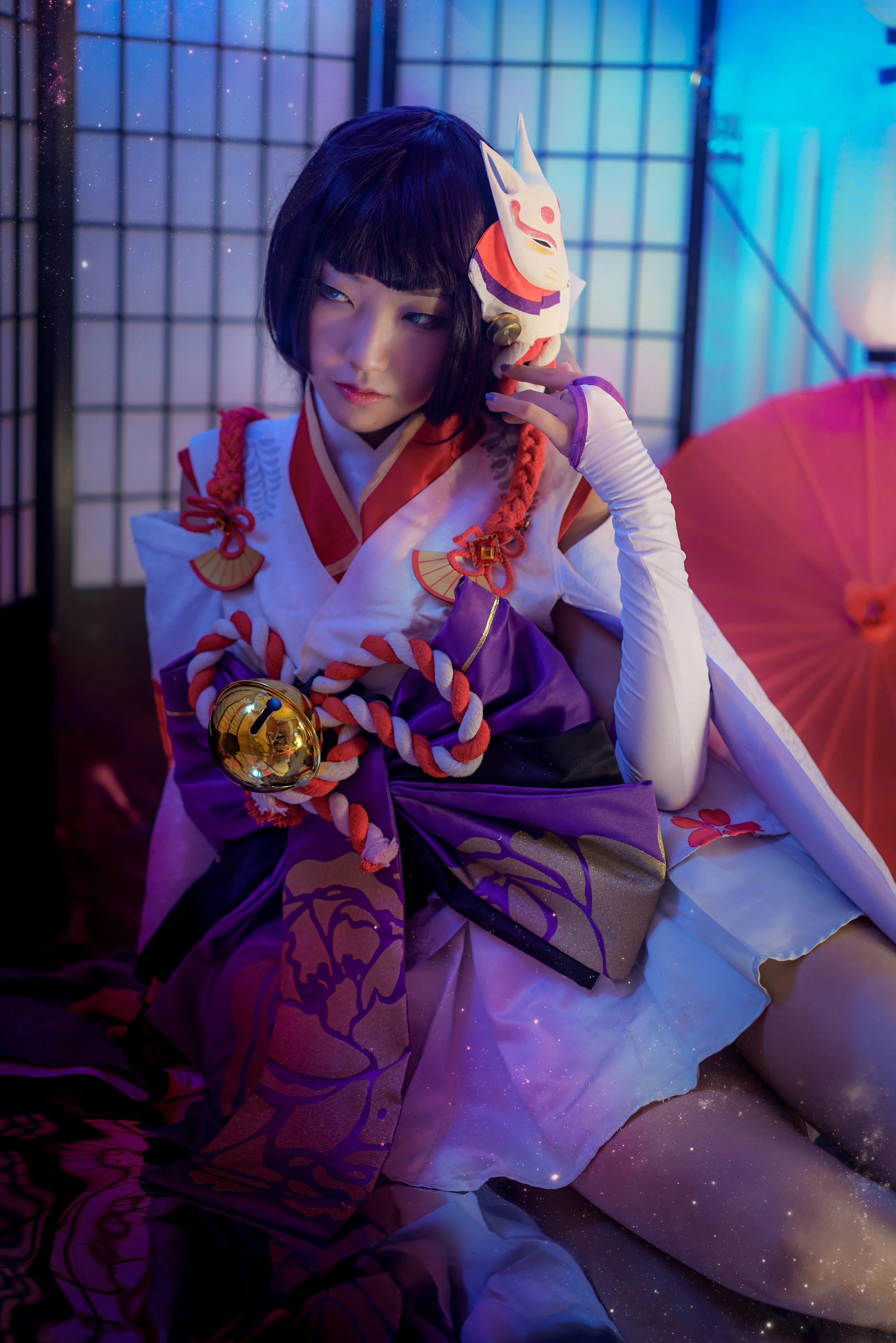 阴阳师雪女月见之樱COS写真