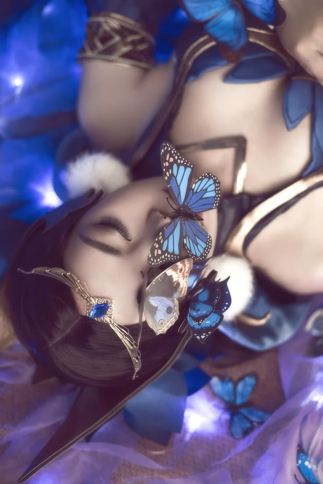 《夜蝶弥香》貂蝉蝴蝶梦COS写真