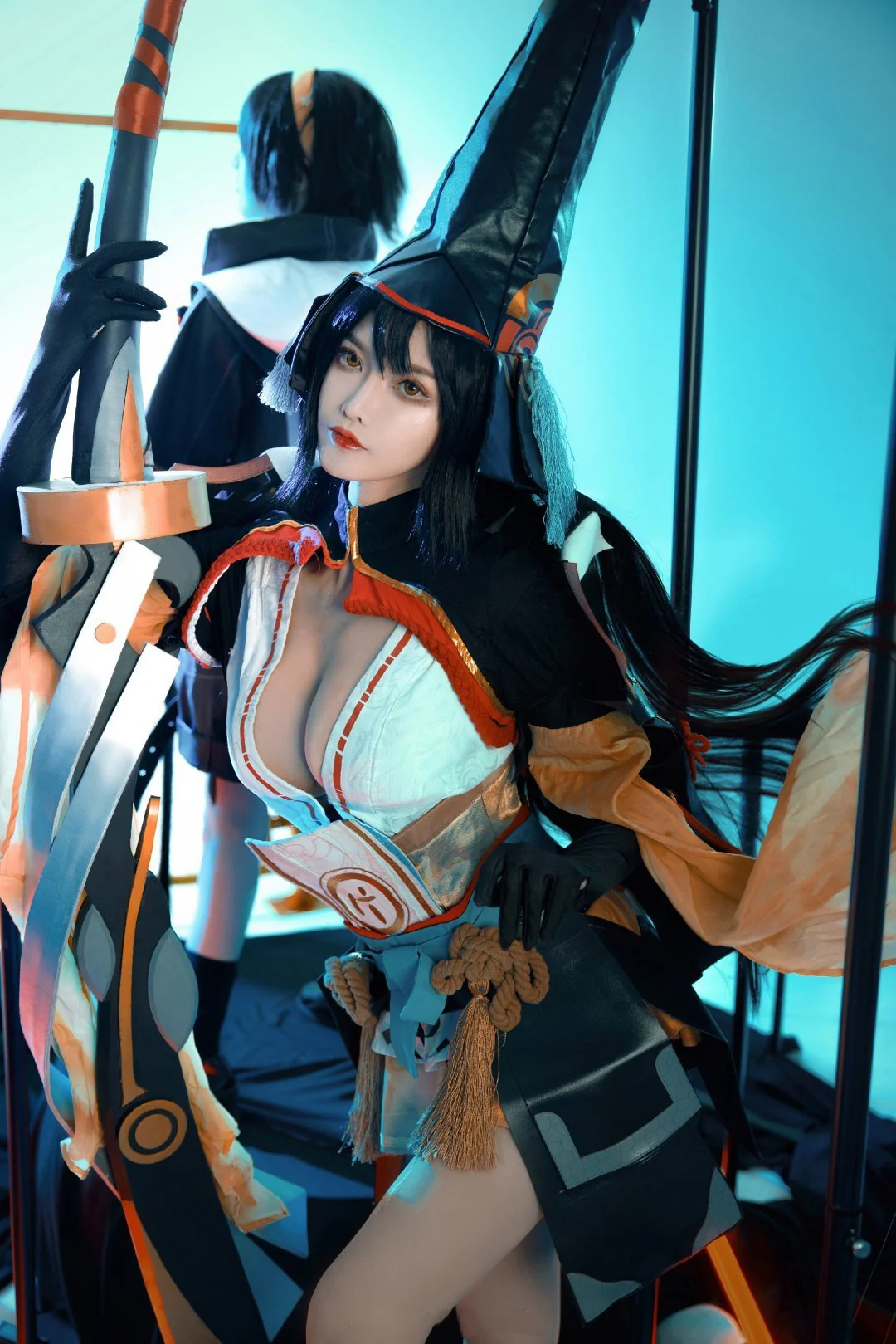 《阴阳师》妖刀姬COS写真，抛却一切，斩断杂念…