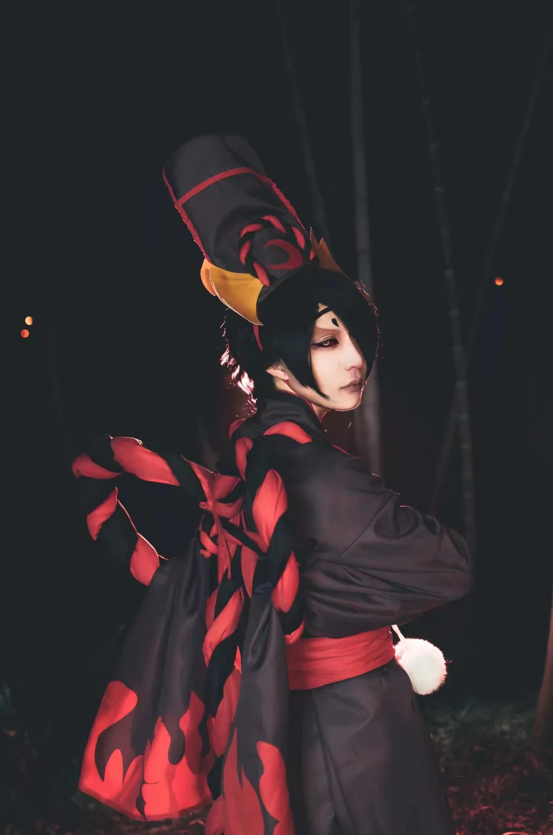 阴阳师鬼使黑白COS写真