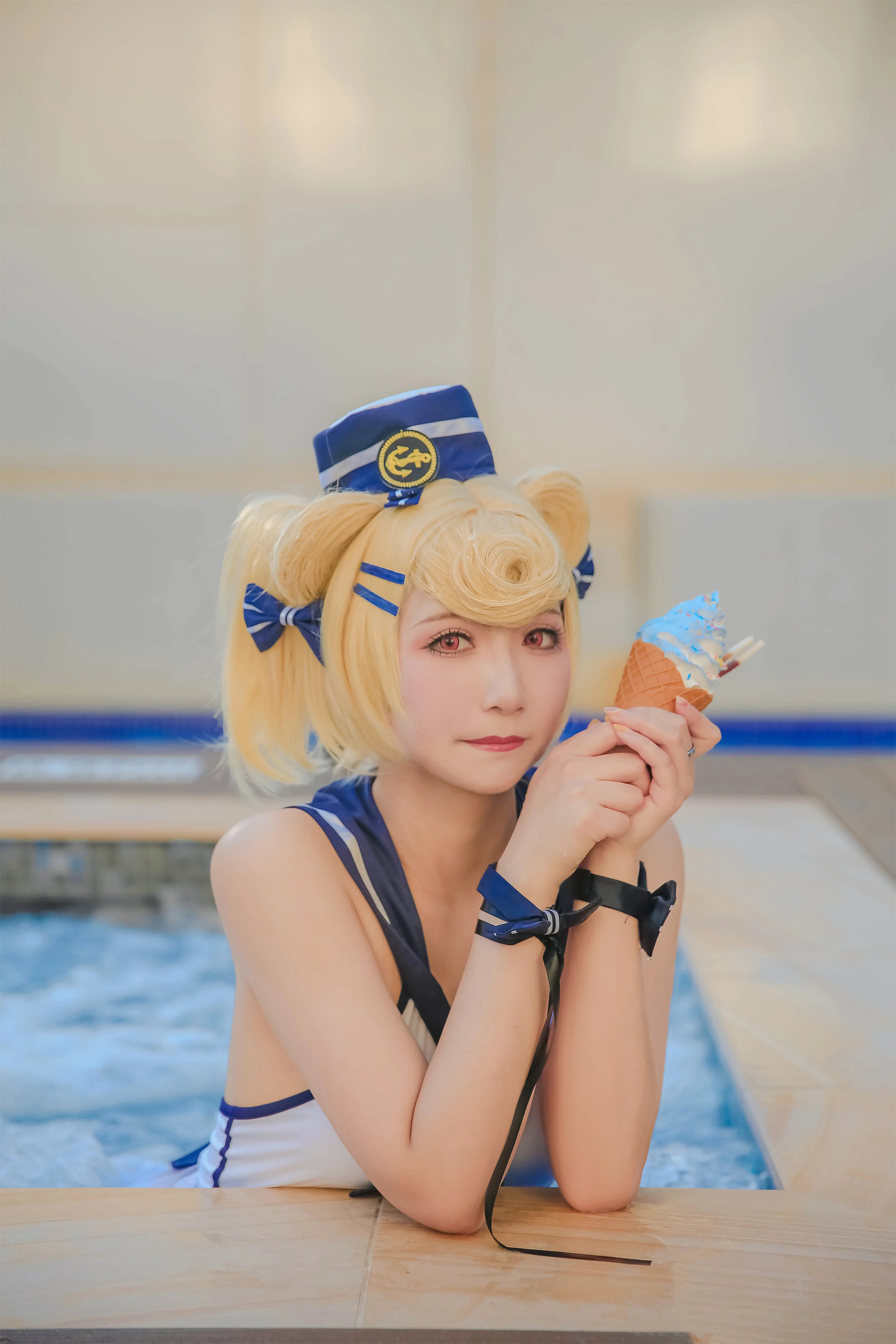 明日方舟 古米泳装COS写真
