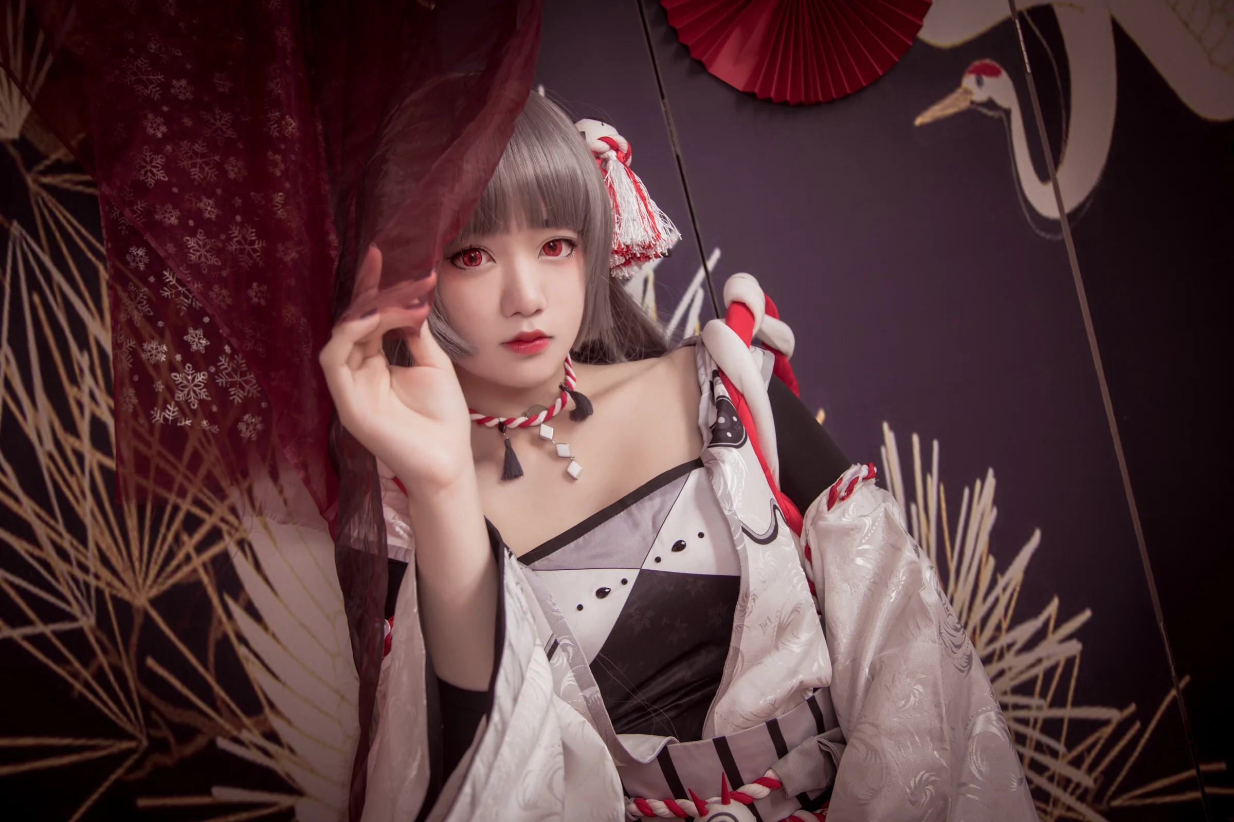 阴阳师·鬼女红叶人形师COS写真