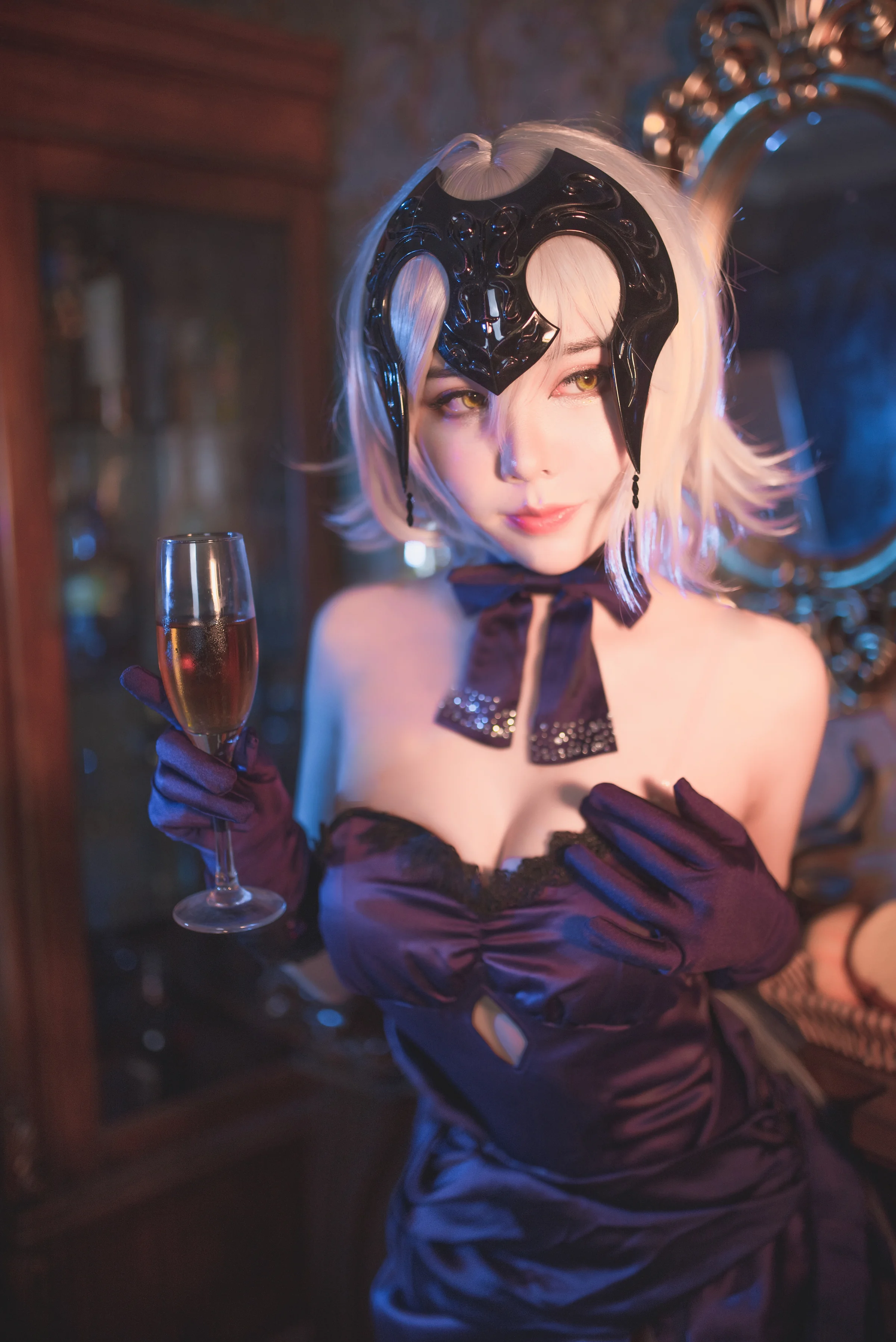 fgo黑贞德COS写真