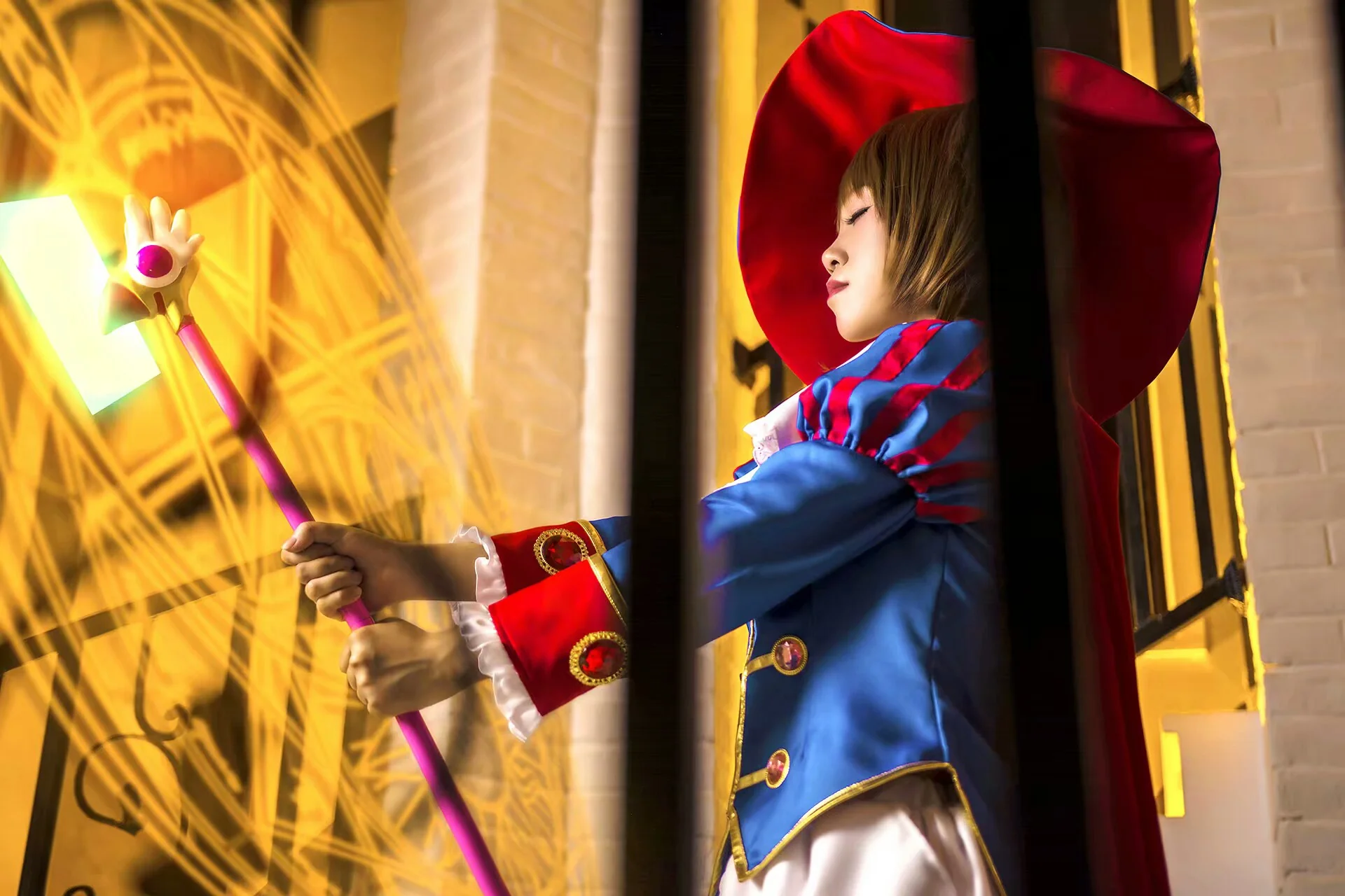 魔卡少女樱COS写真木之本樱
