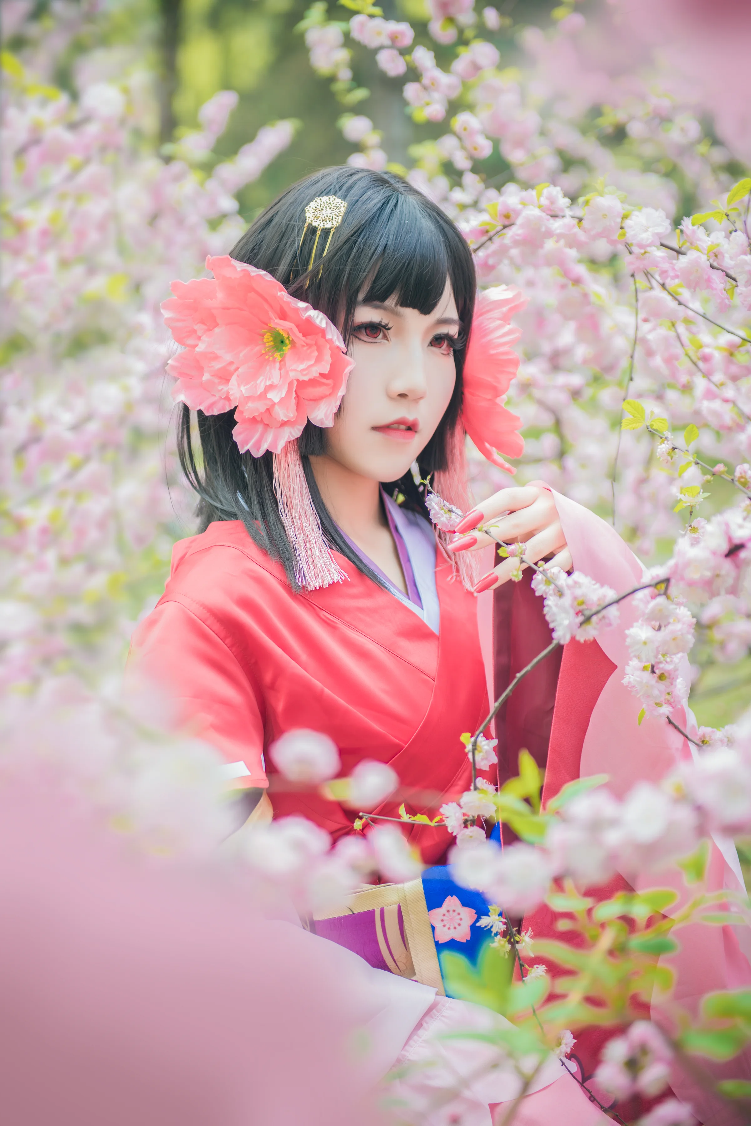 阴阳师樱花妖未觉醒COS写真
