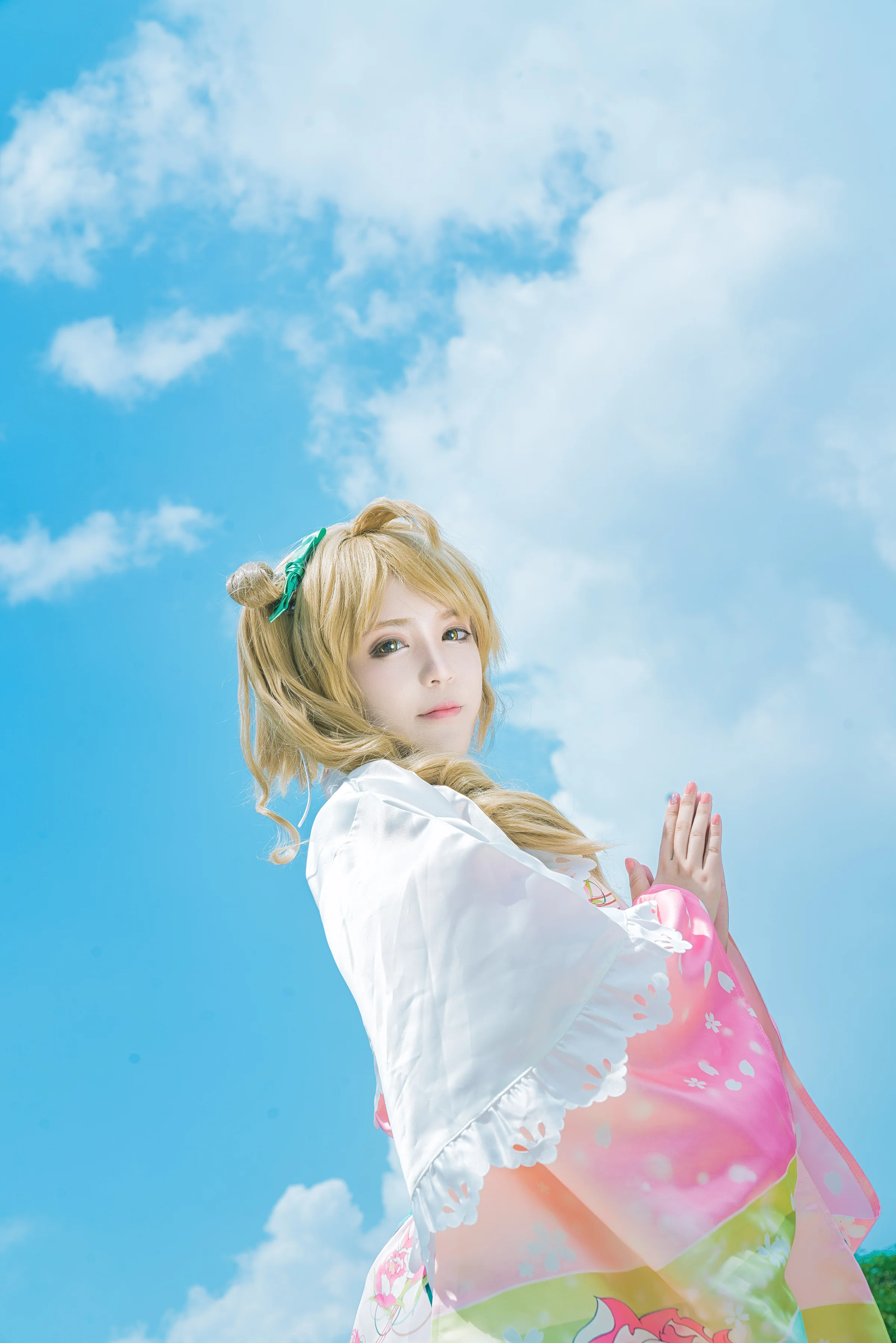 正月和服未觉醒 南小鸟 ver. COS写真