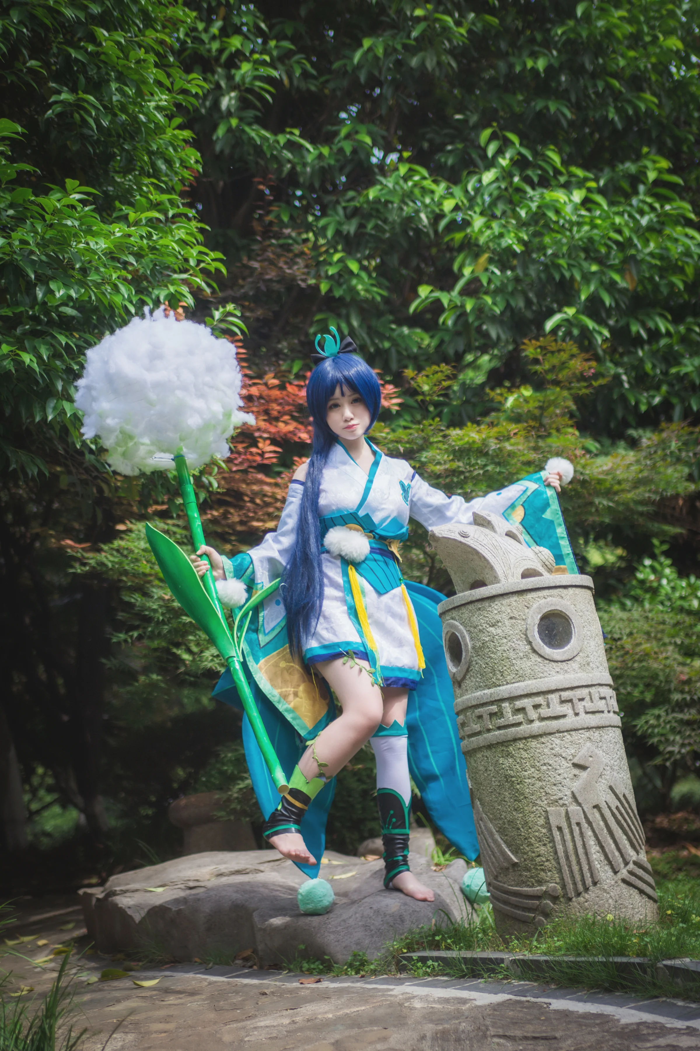 《阴阳师》萤草COS写真