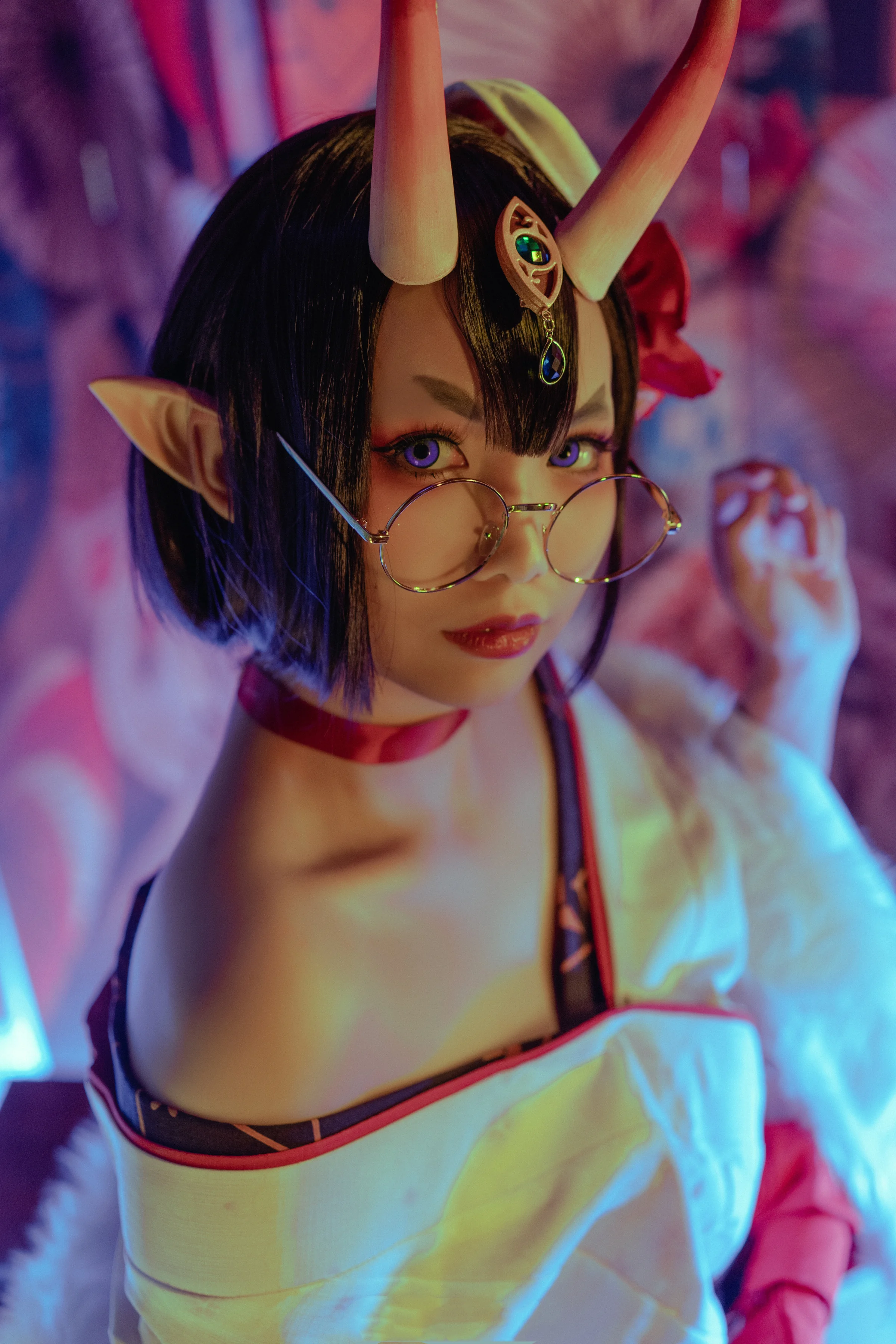 Fgo酒吞童子，冬祭礼装COS写真
