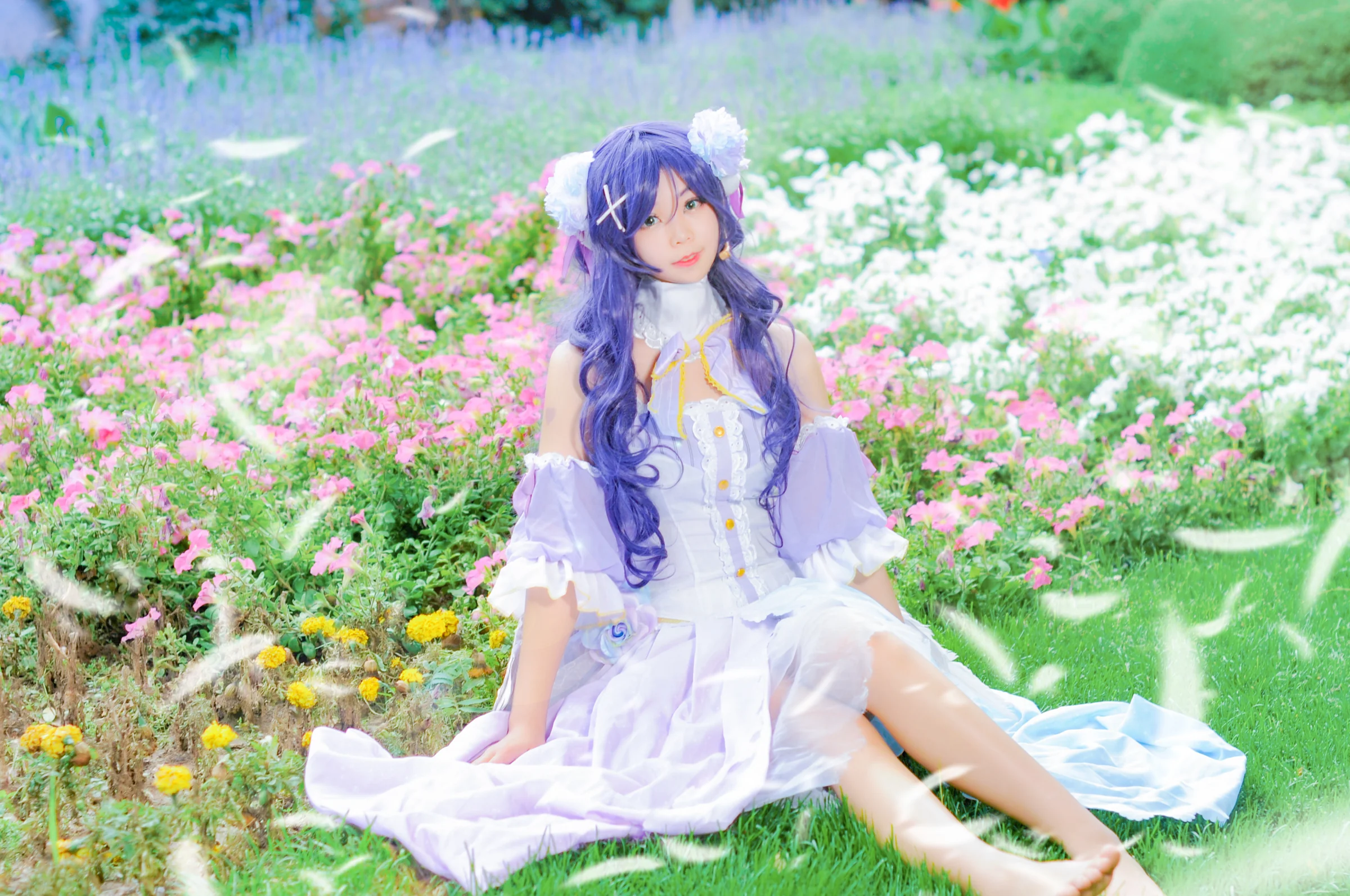 lovelive东条希白色情人节COS写真