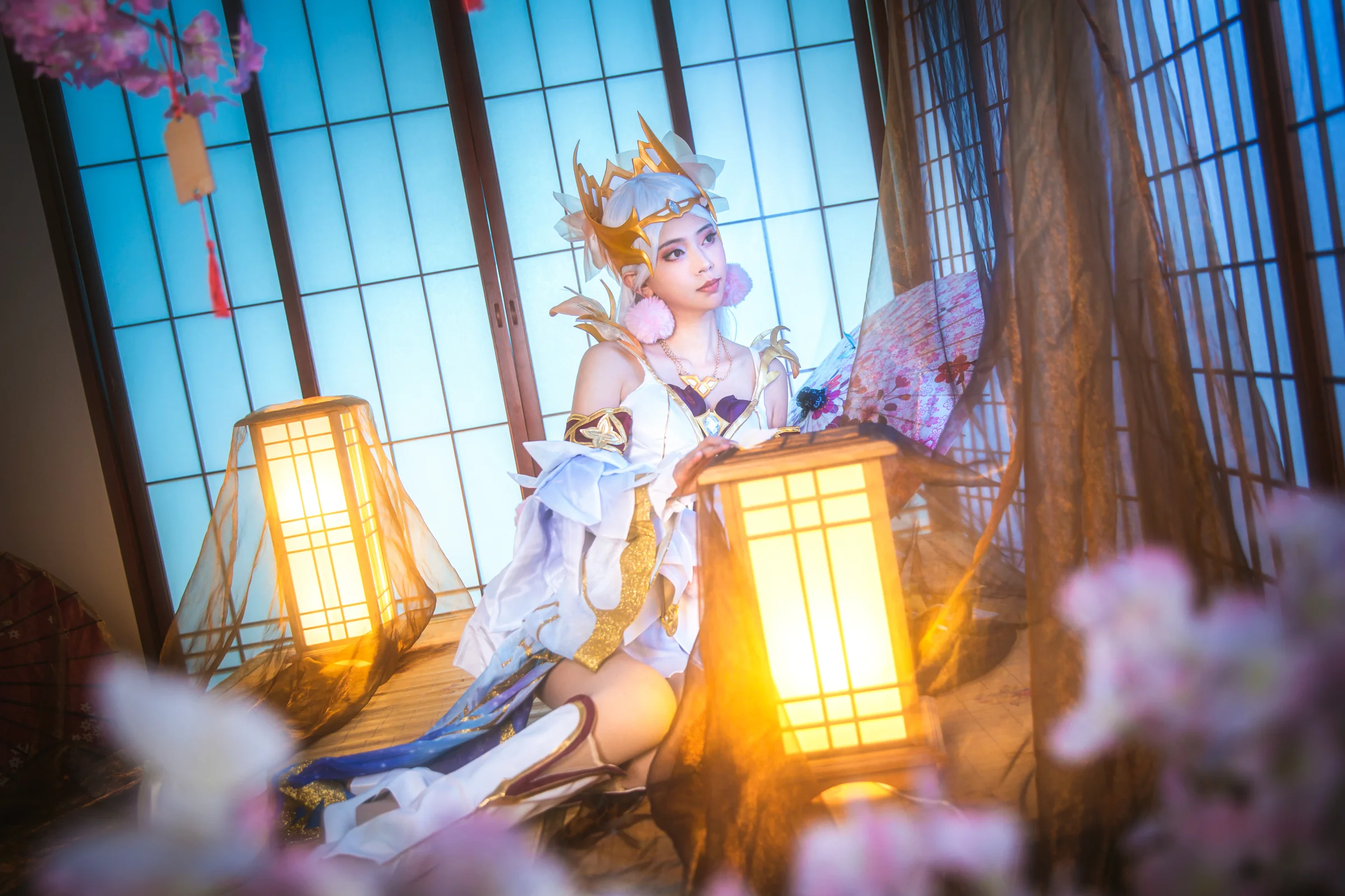 【COS写真正片】王者荣耀·貂蝉·金色仲夏夜之梦