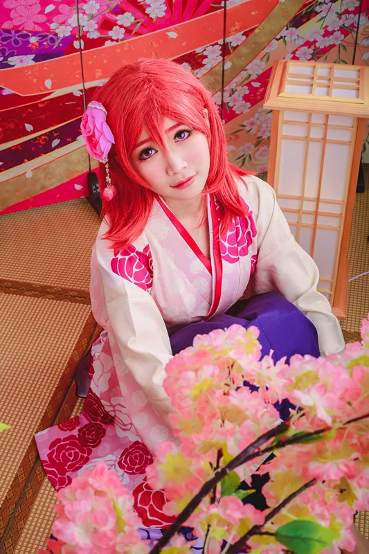 LOVELIVE!Maki同人和服COS写真