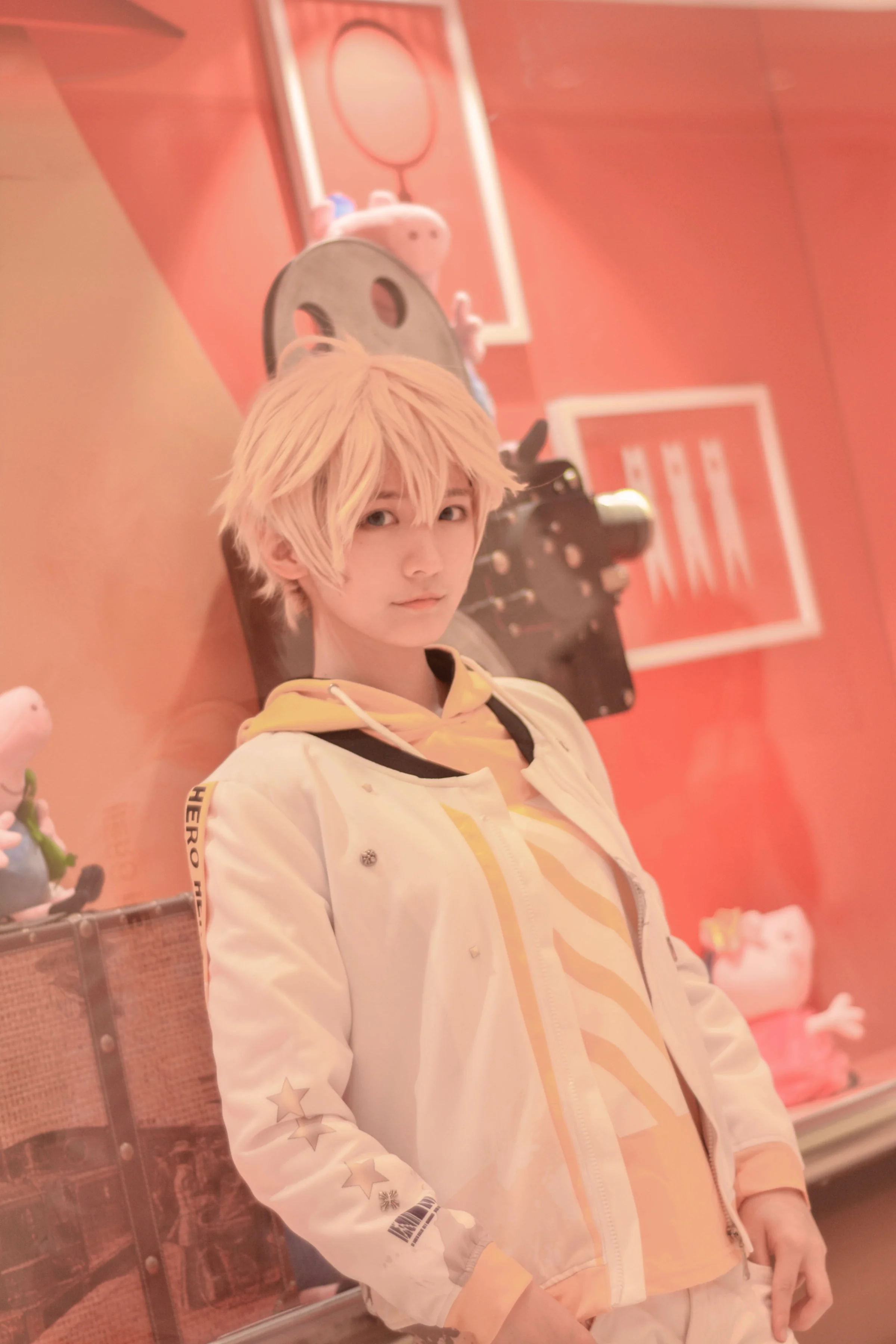 恋与制作人COS写真周棋洛x悠然 不许再离开我