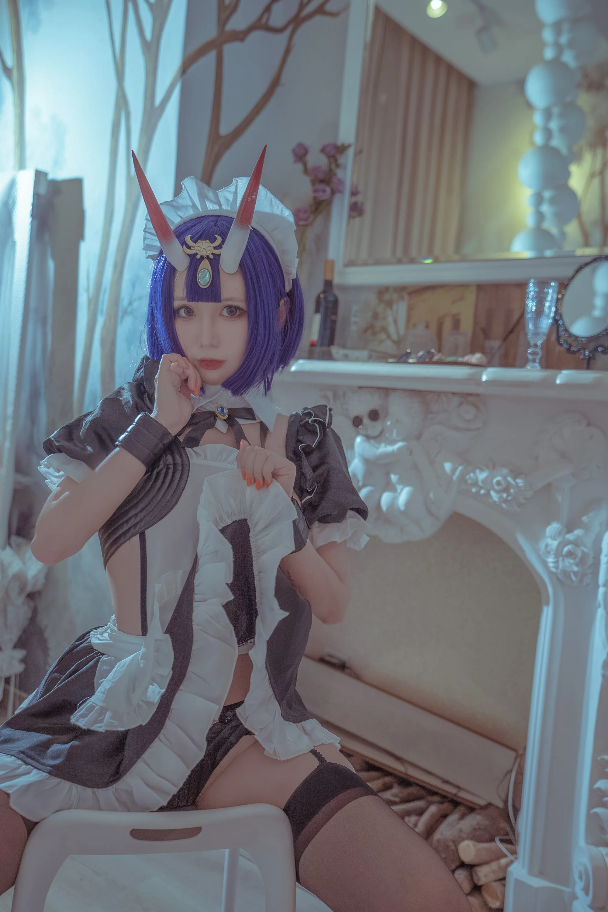 酒吞童子女仆COS写真
