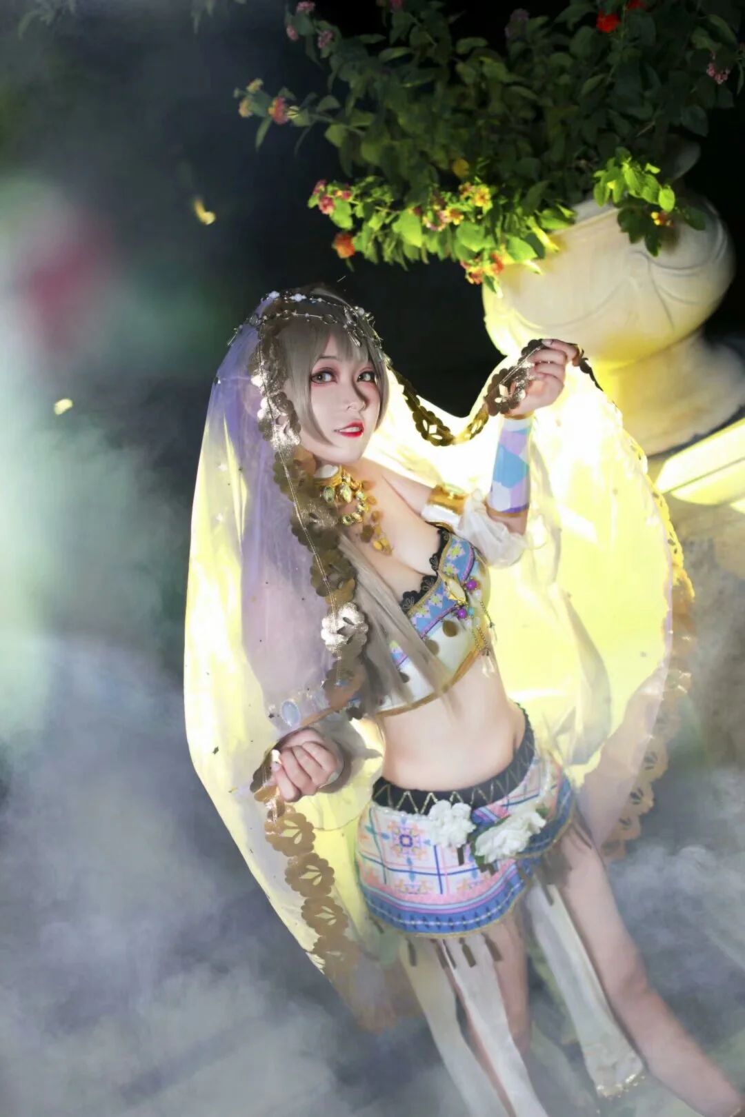 东条希南小鸟COS写真 要欣赏妾身的舞蹈么～