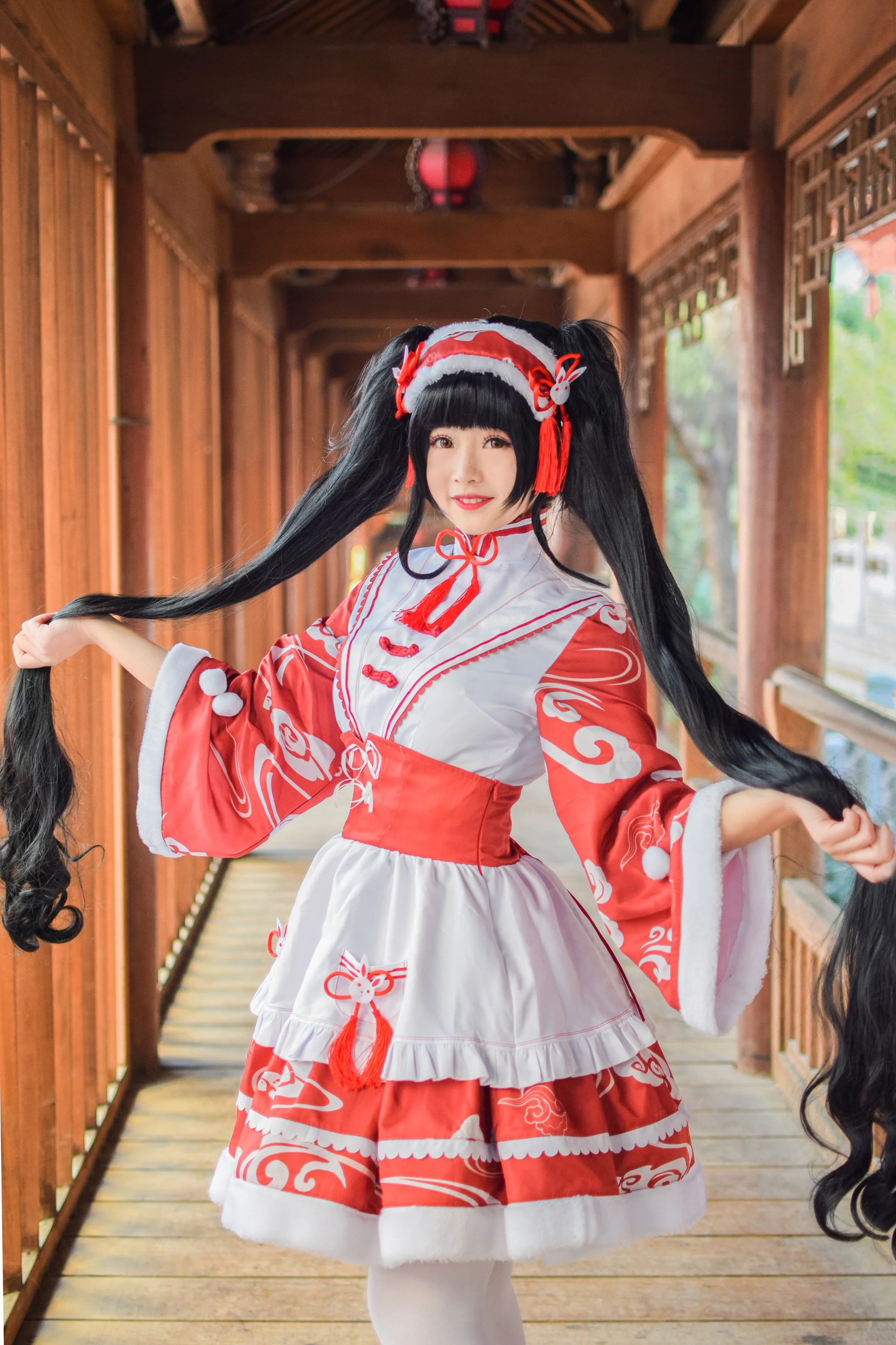 奇迹暖暖元宵节COS写真