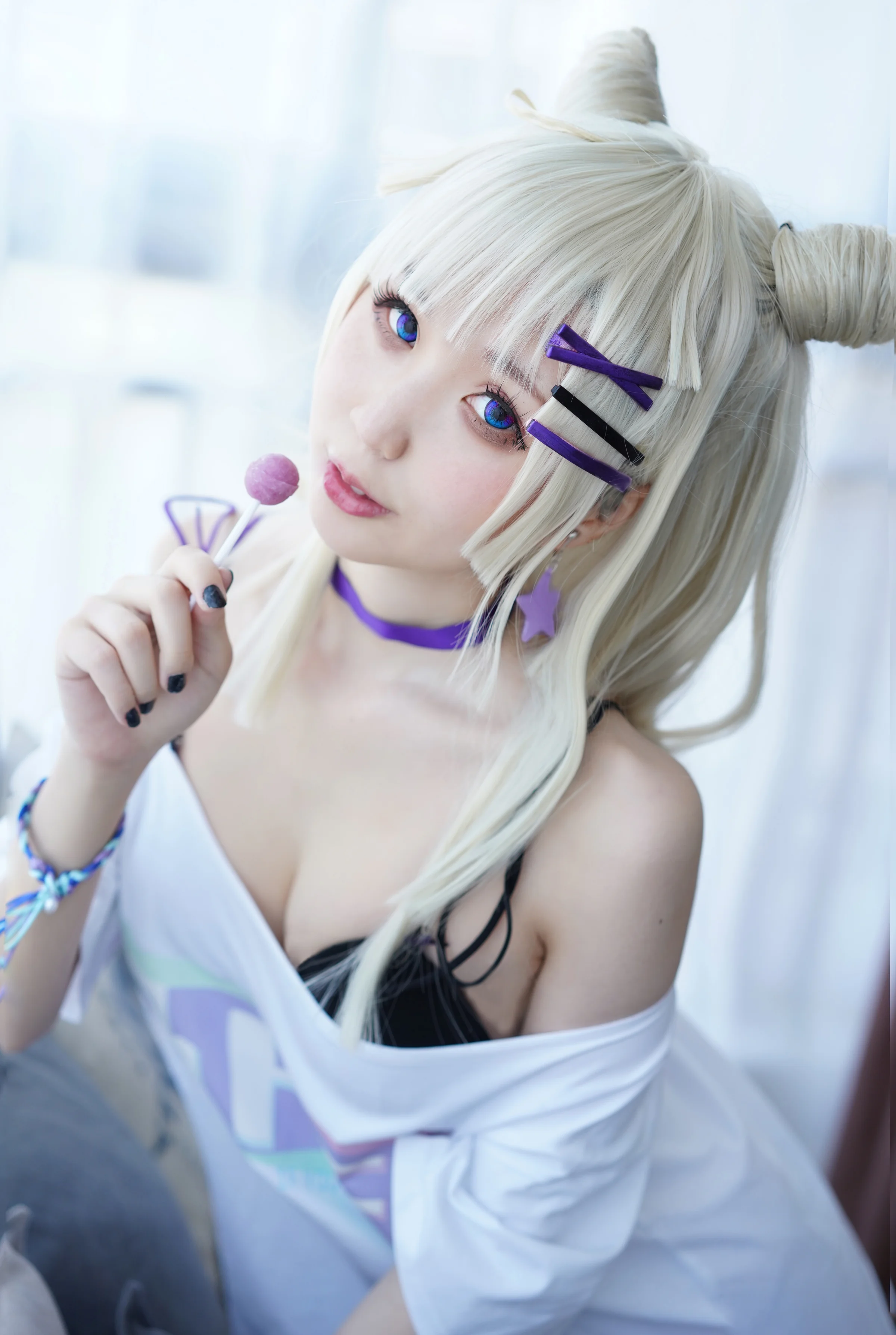 少女前线 aa12无烟棒棒糖COS写真