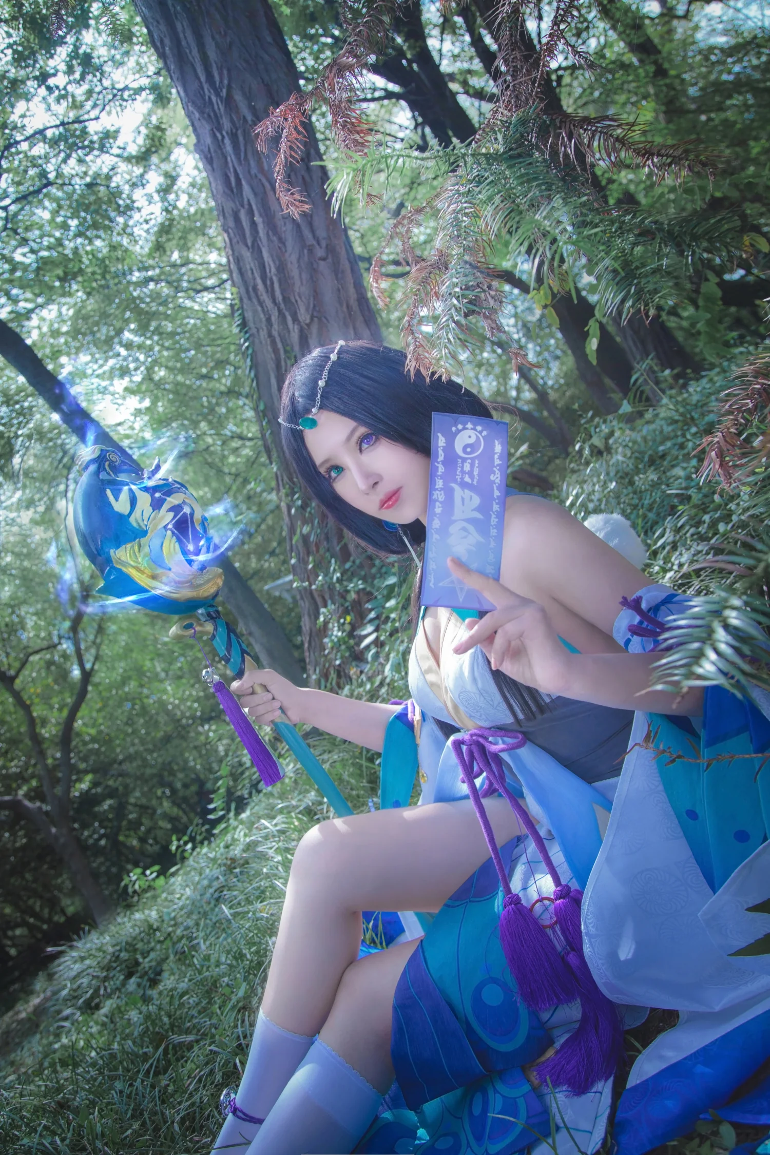 阴阳师手游八百比丘尼COS写真