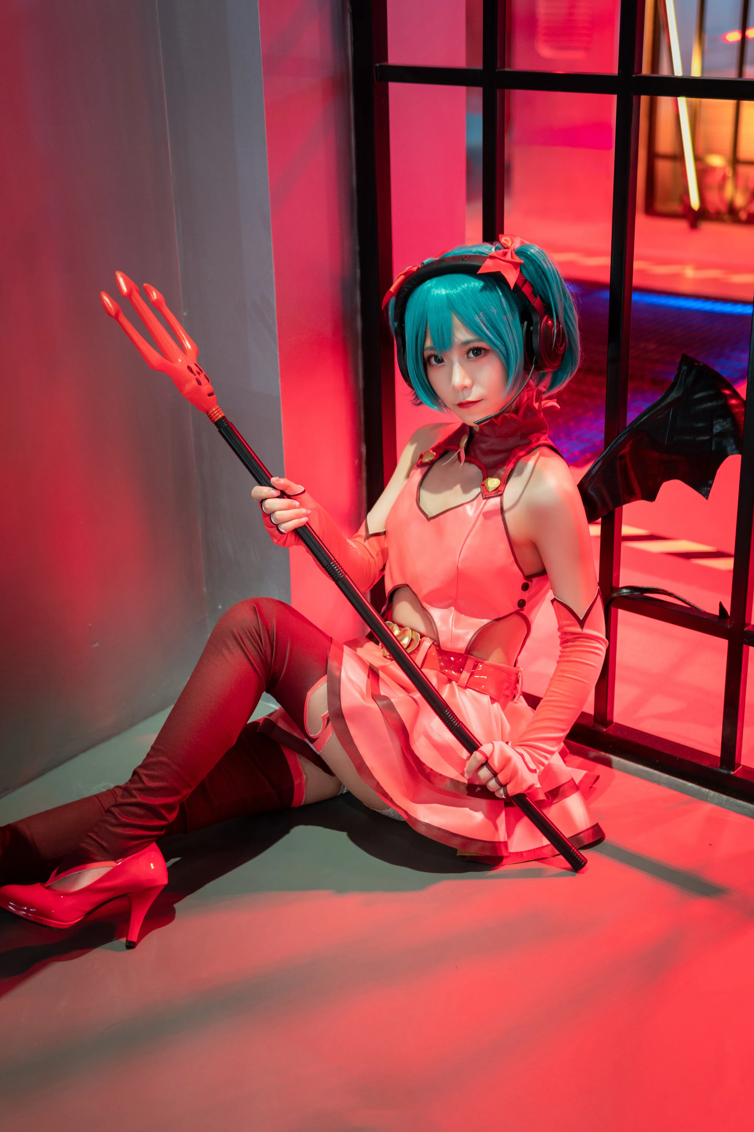 初音未来小恶魔COS写真