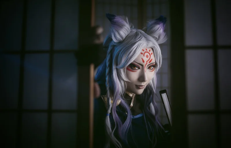 阴阳师手游妖狐COS写真