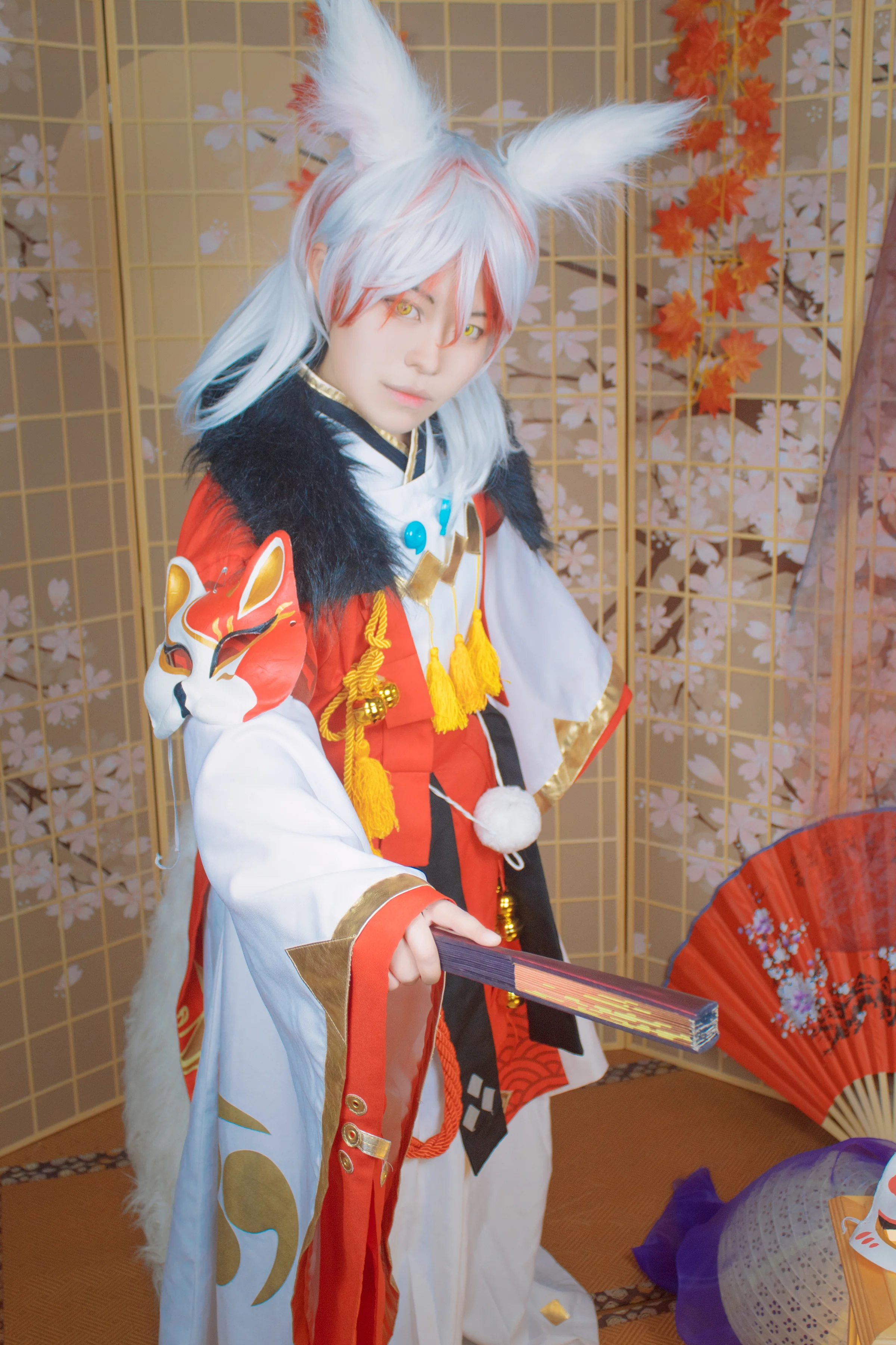 阴阳师妖狐风雅之士COS写真