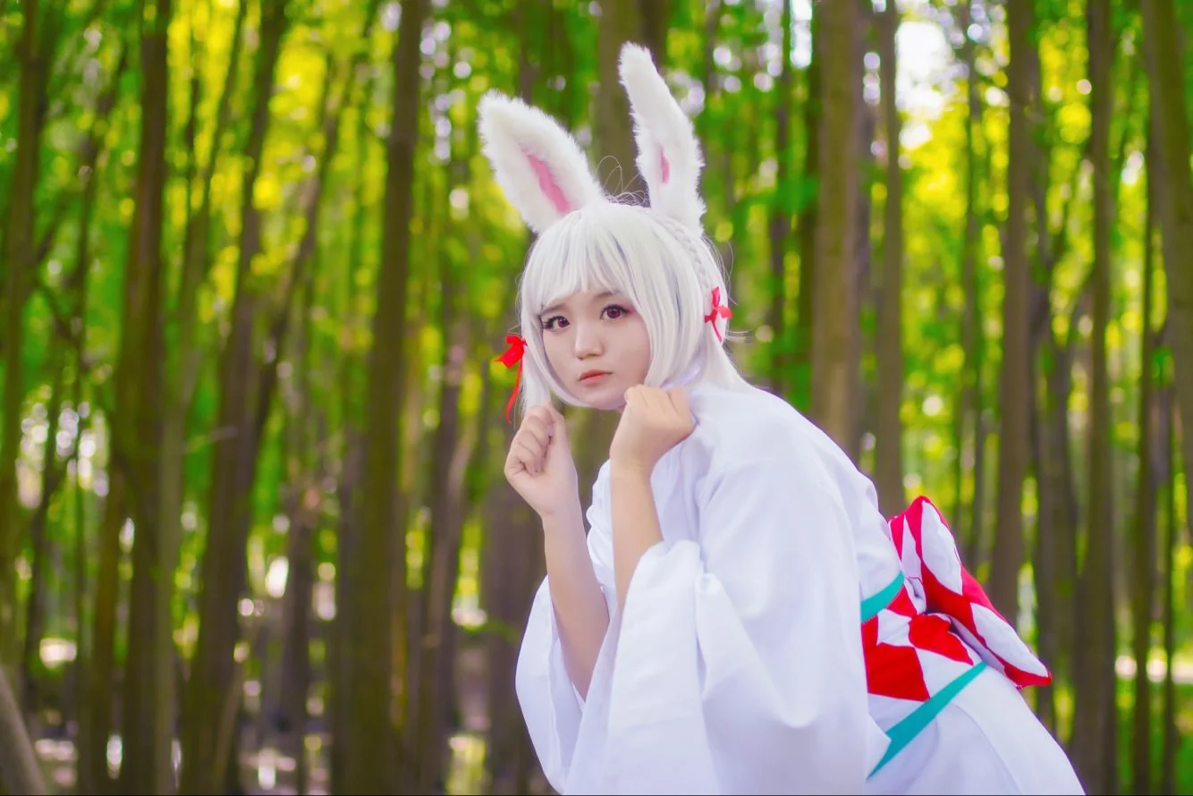阴阳师山兔COS写真