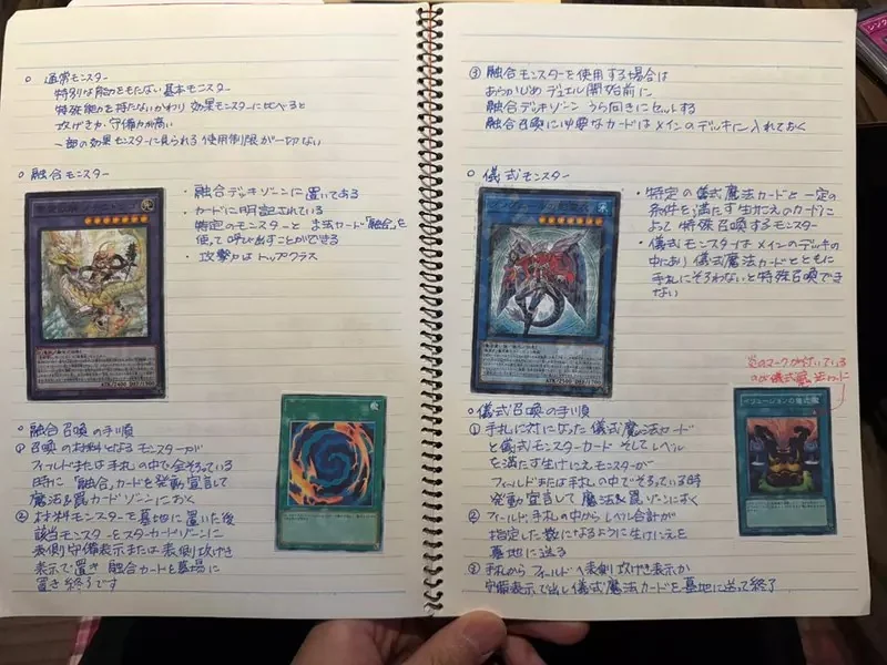 65歲馬麻的《遊戲王筆記》為了想了解小孩的興趣，所以認真研究卡牌規則超用心｜高清图片集