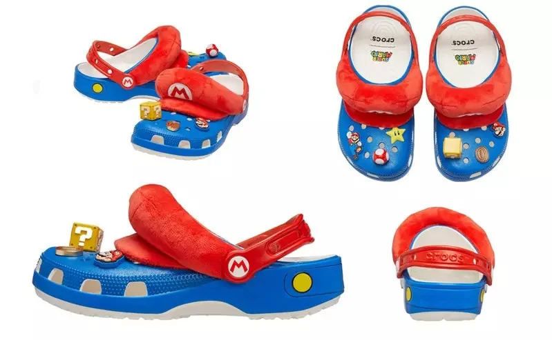 強強聯手《超級瑪利歐xCrocs》推出以「瑪莉歐」、「碧姬公主」、「耀西」、「庫巴」為主題的個性鞋款｜高清图片集