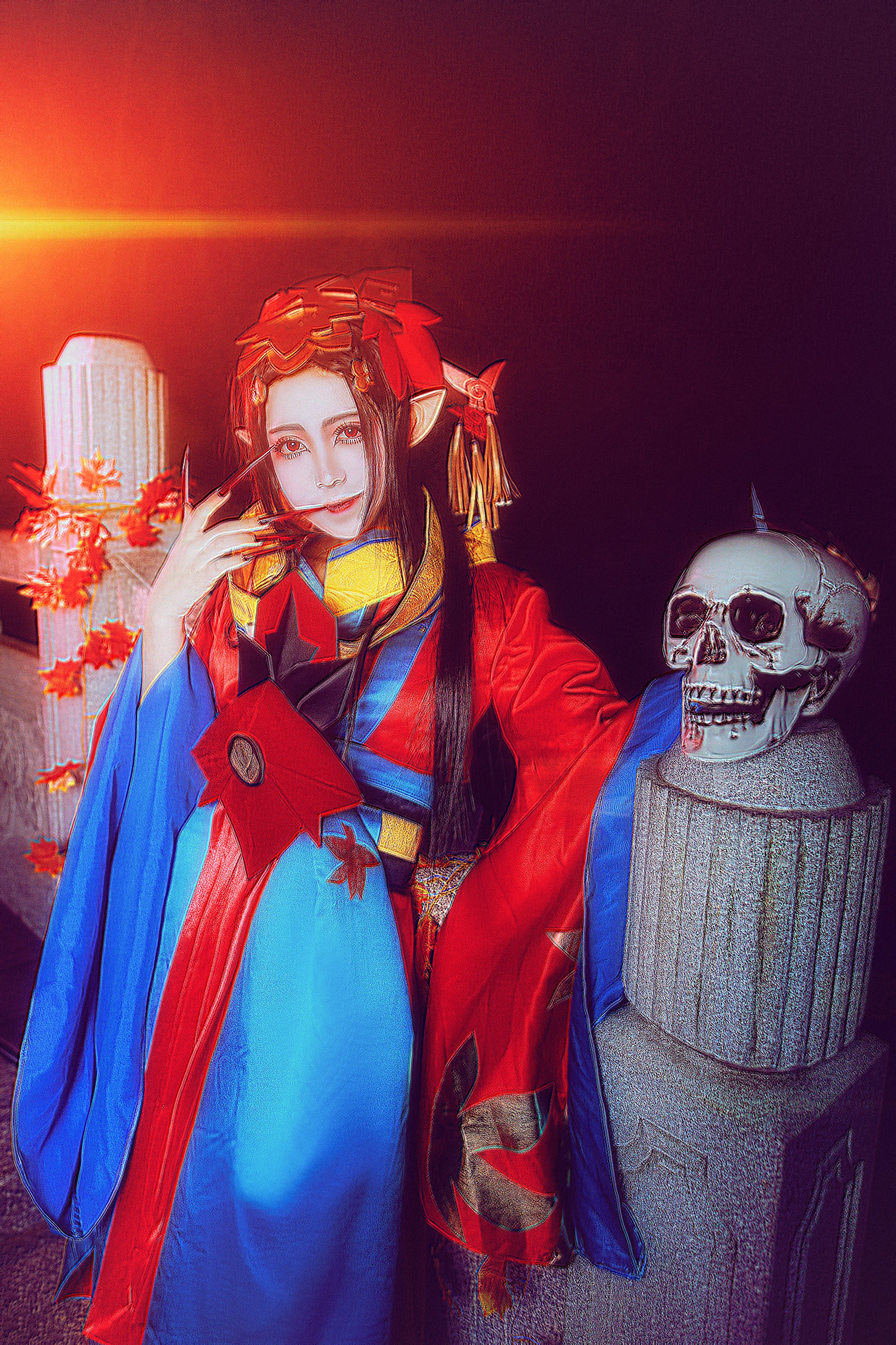 TYA事务所 阴阳师鬼女红叶觉醒COS写真