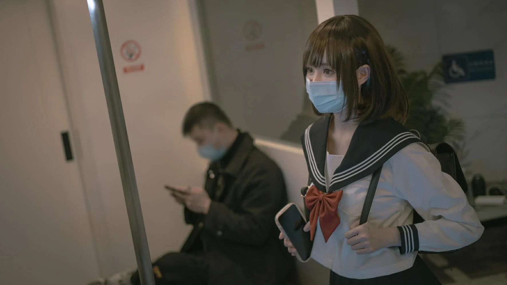 西园寺南歌 – 电车物语｜高清图片集