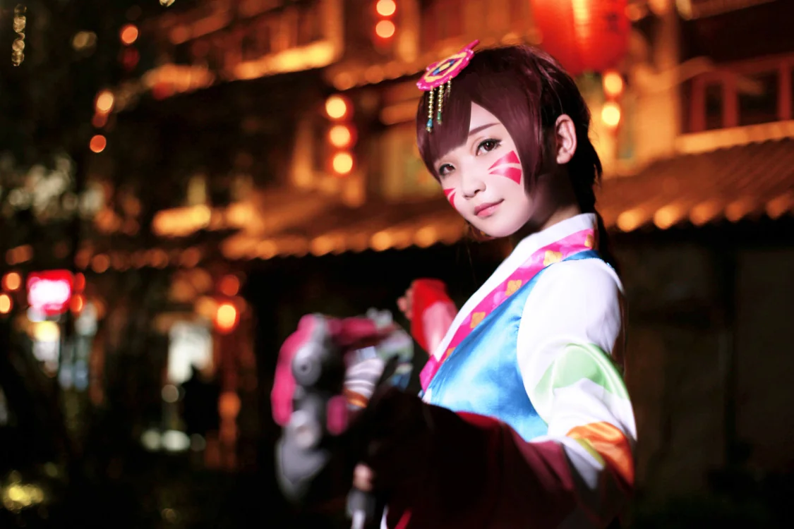 守望先锋旧正dva COS写真
