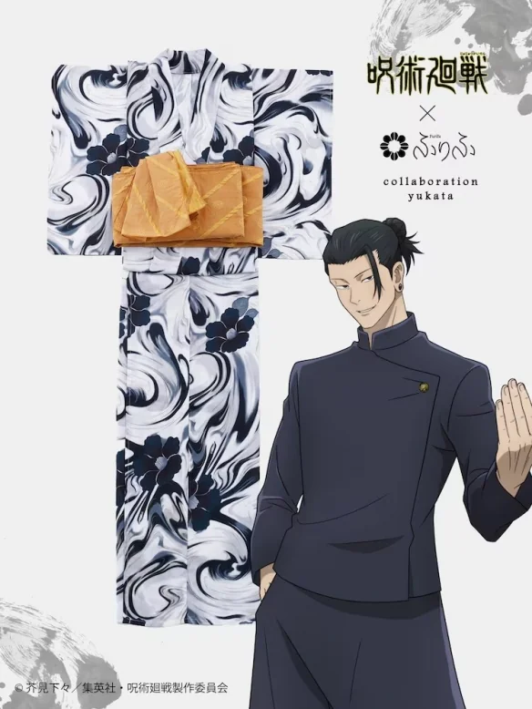 动画《咒术回战》与和服品牌ふりふ合作浴衣发售｜高清图片集