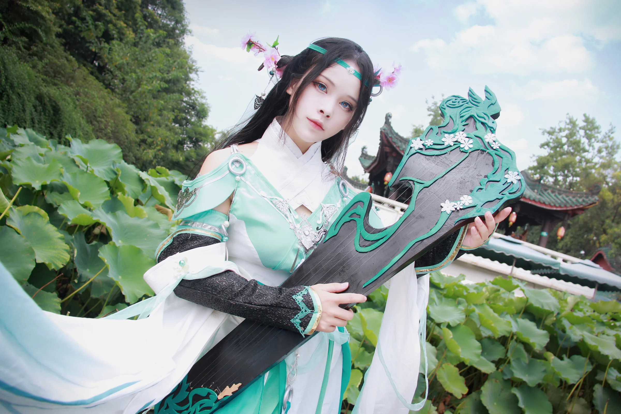 剑侠情缘网络版叁 长歌雪河成女COS写真
