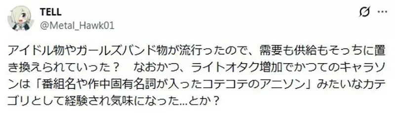 日本網友議論《曾經盛行動漫圈的角色歌文化》如今為什麼沒落了呢？｜高清图片集