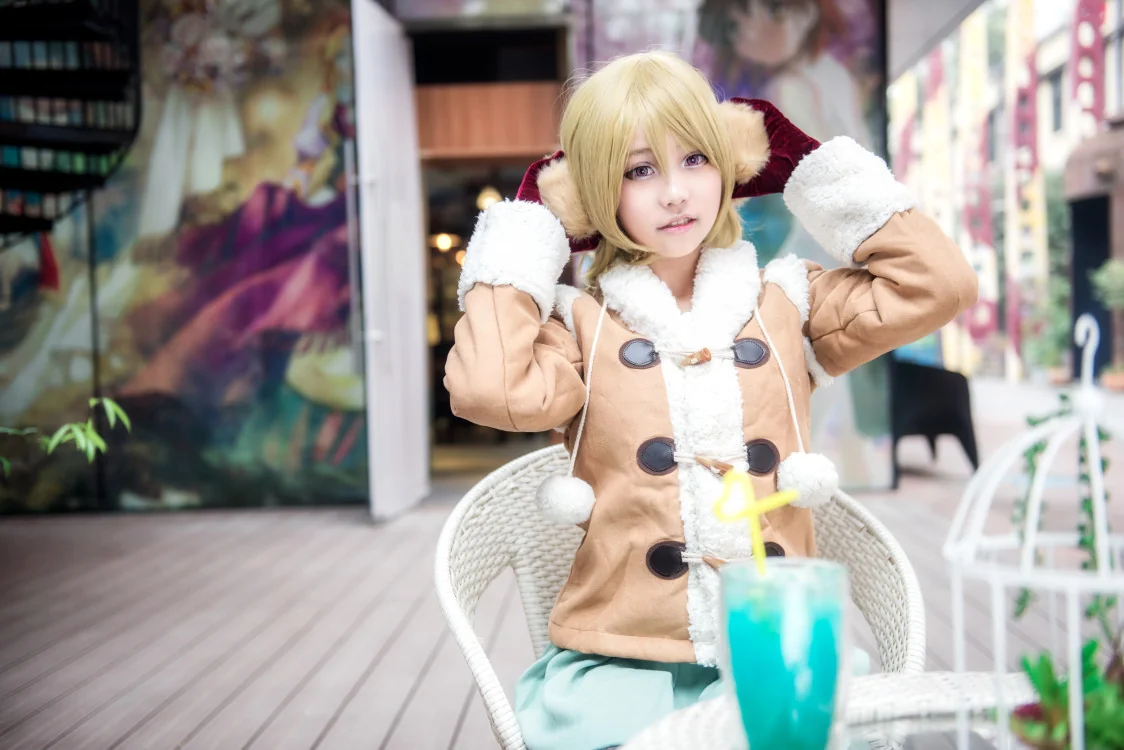 Love Live！小泉花阳冬装日常COS写真