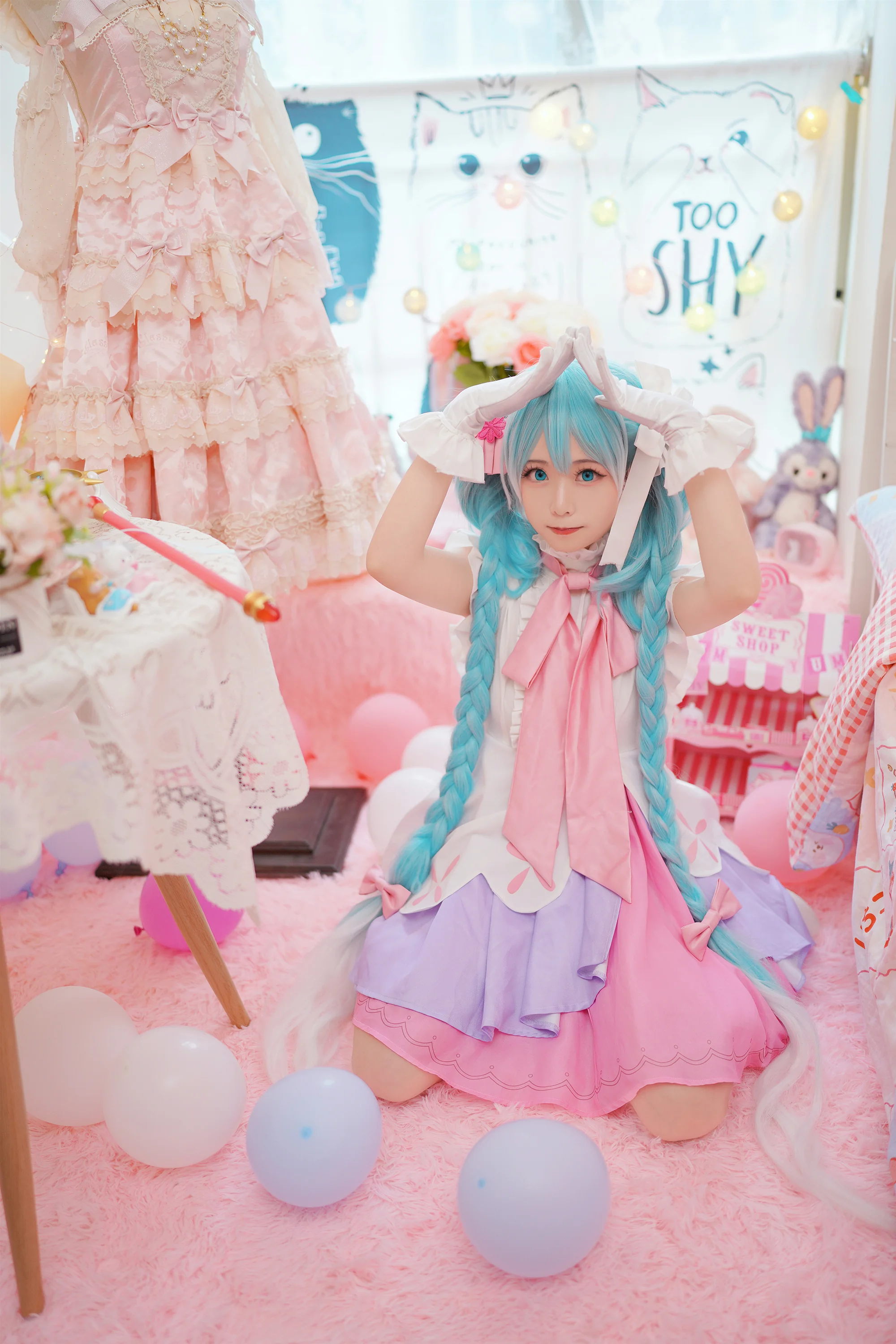 初音未来长发公主 COS写真