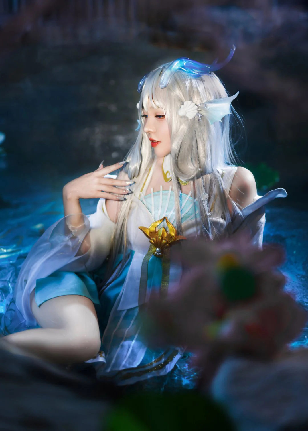 《王者荣耀》西施游龙清影COS写真