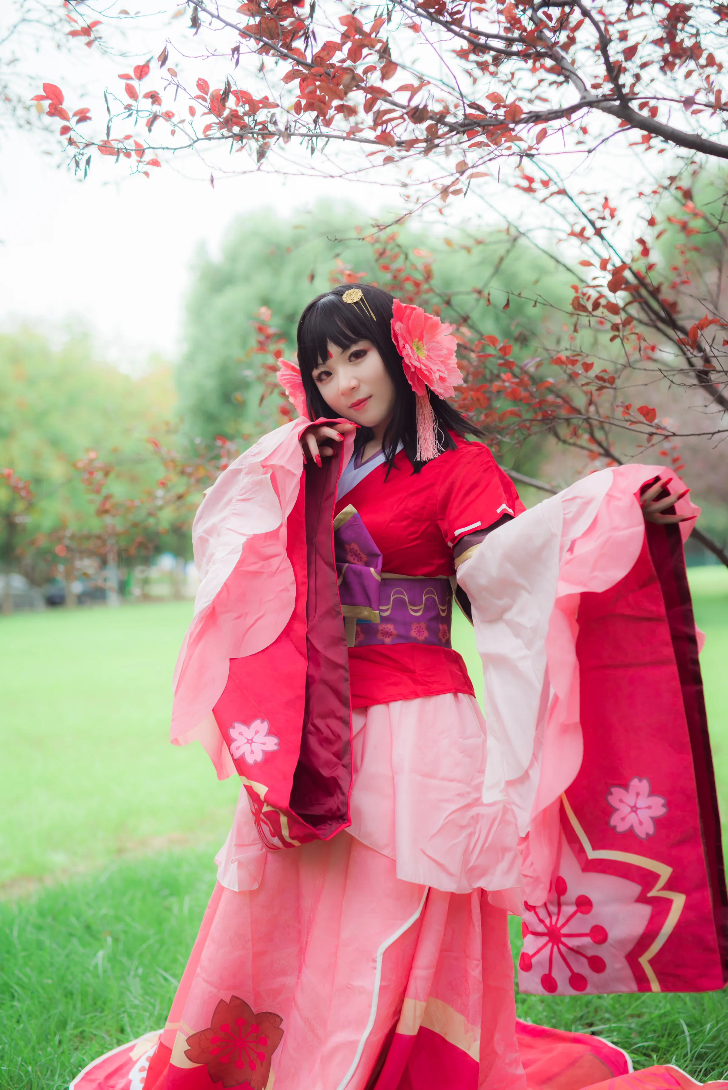 阴阳师樱花妖COS写真