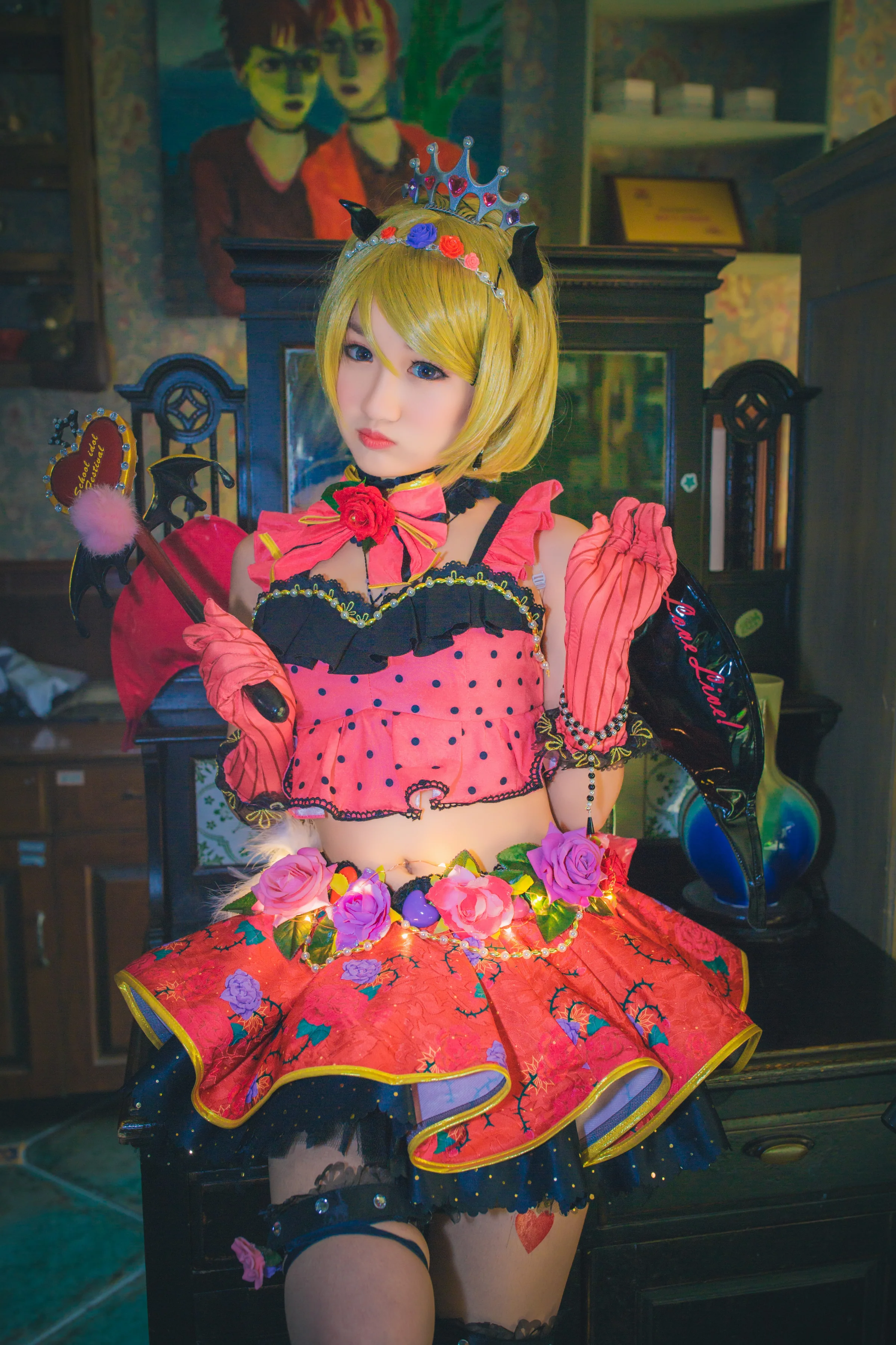 LoveLive花阳小恶魔觉醒COS写真