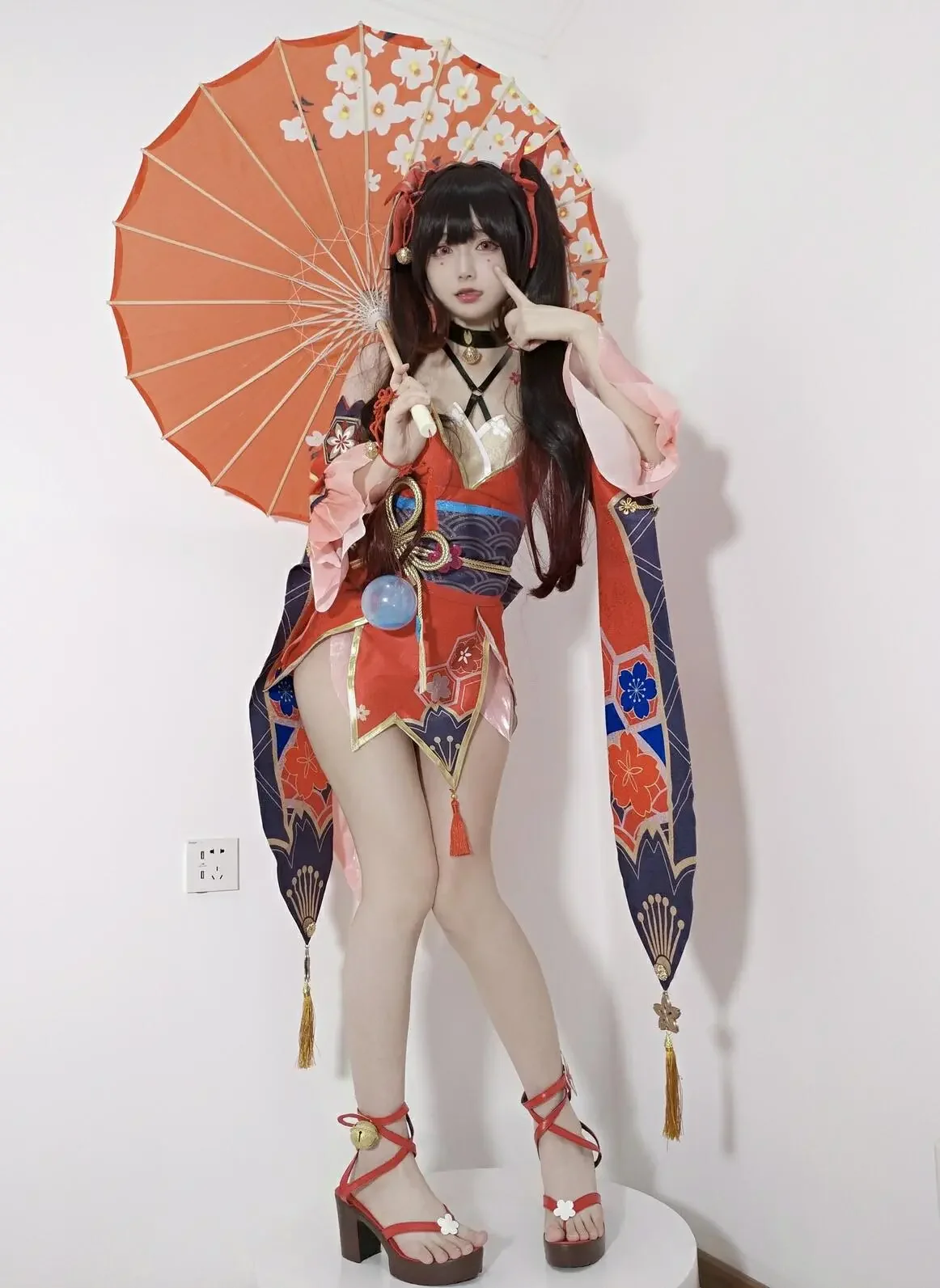 迷之呆梨 – 自撮り写真 花火