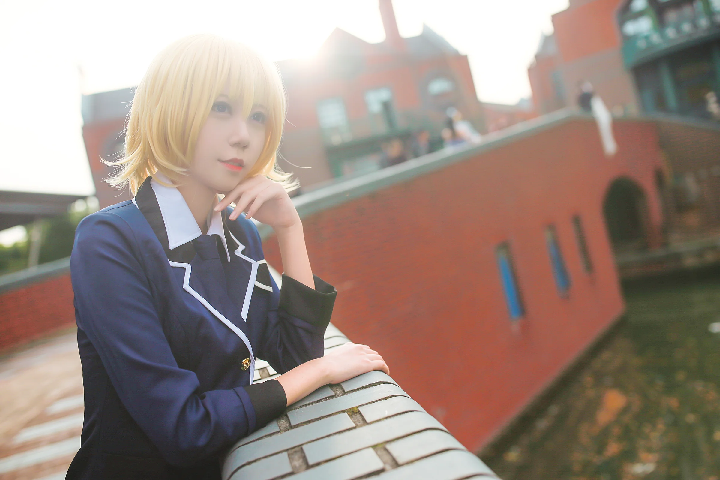 Fate/Apocrypha贞德校服COS写真