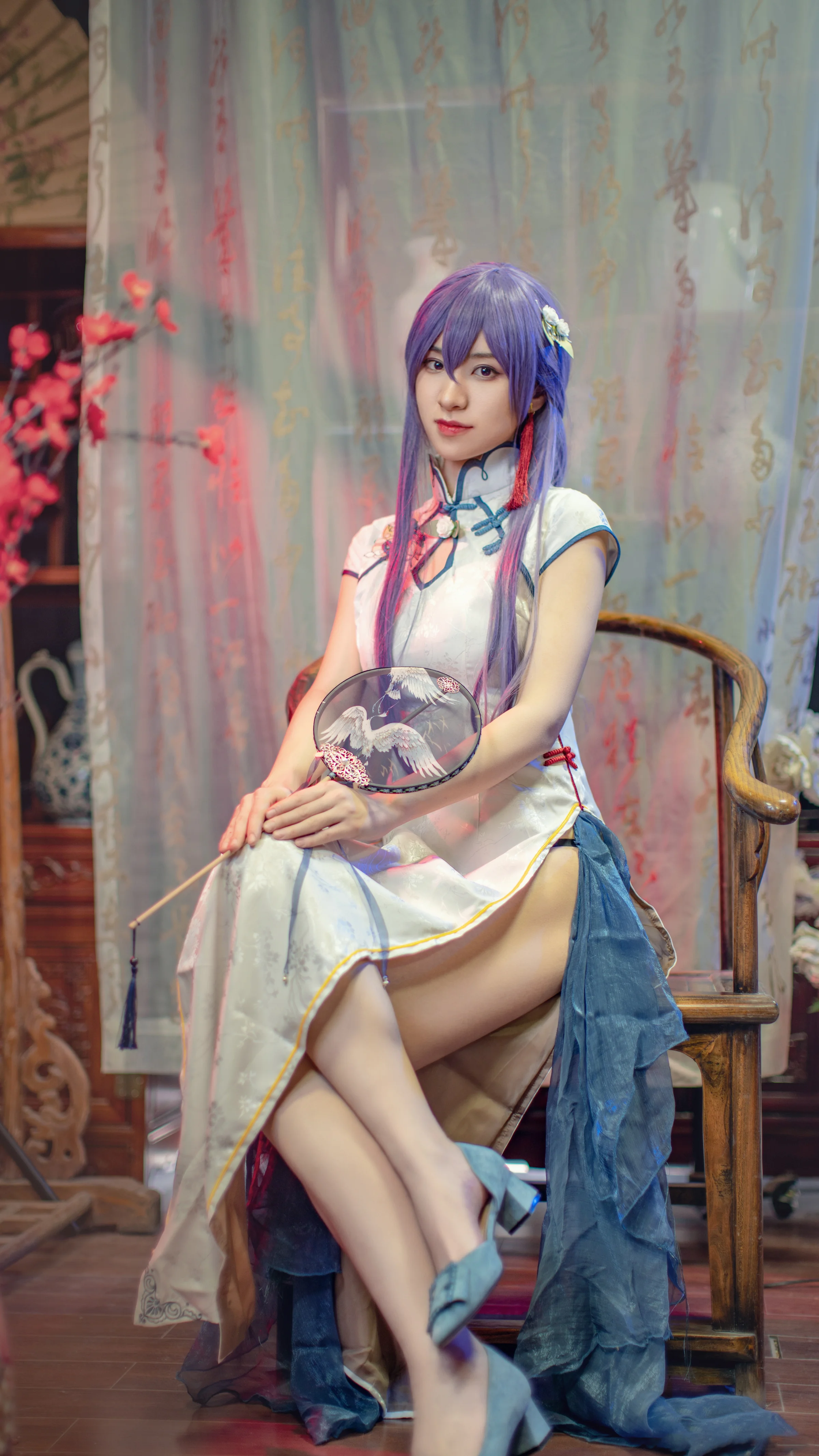 V家茉莉花 墨清弦COS写真