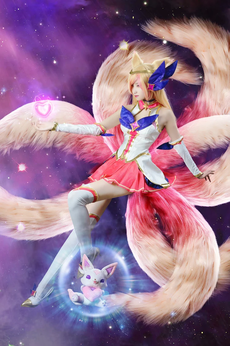 英雄联盟星之守护者阿狸COS写真