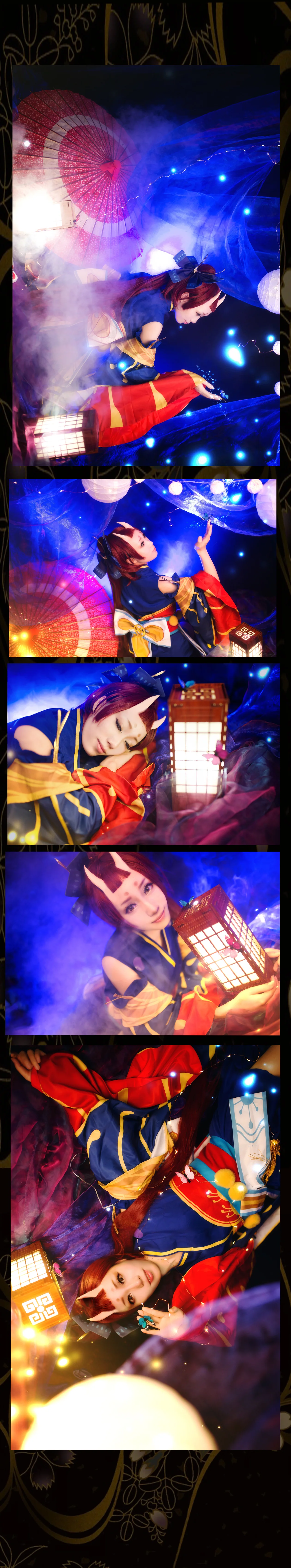 阴阳师 萤草 COS写真 神様、お慈悲を/枯れ木に花咲さか
