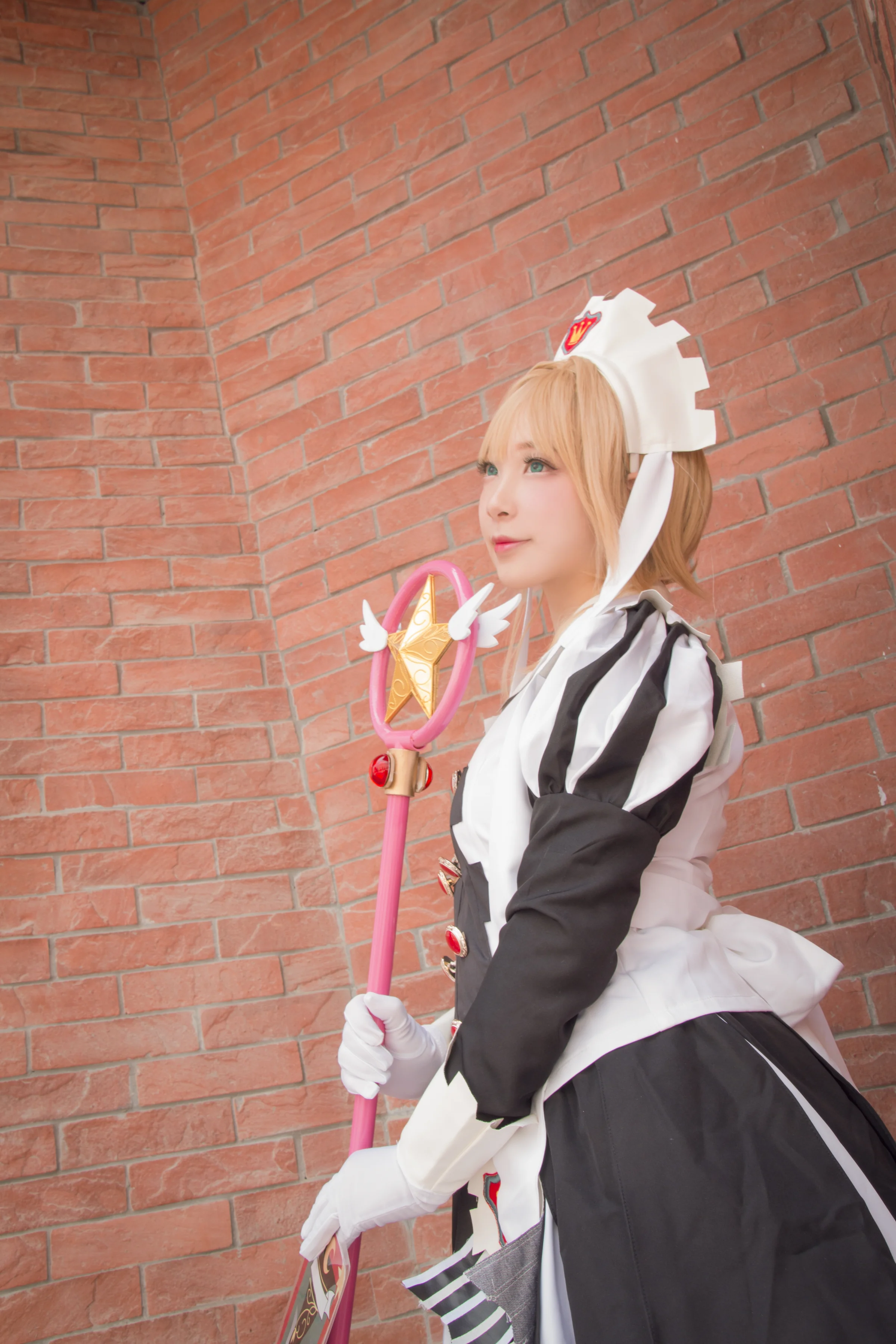 魔卡少女樱-黑白棋COS写真