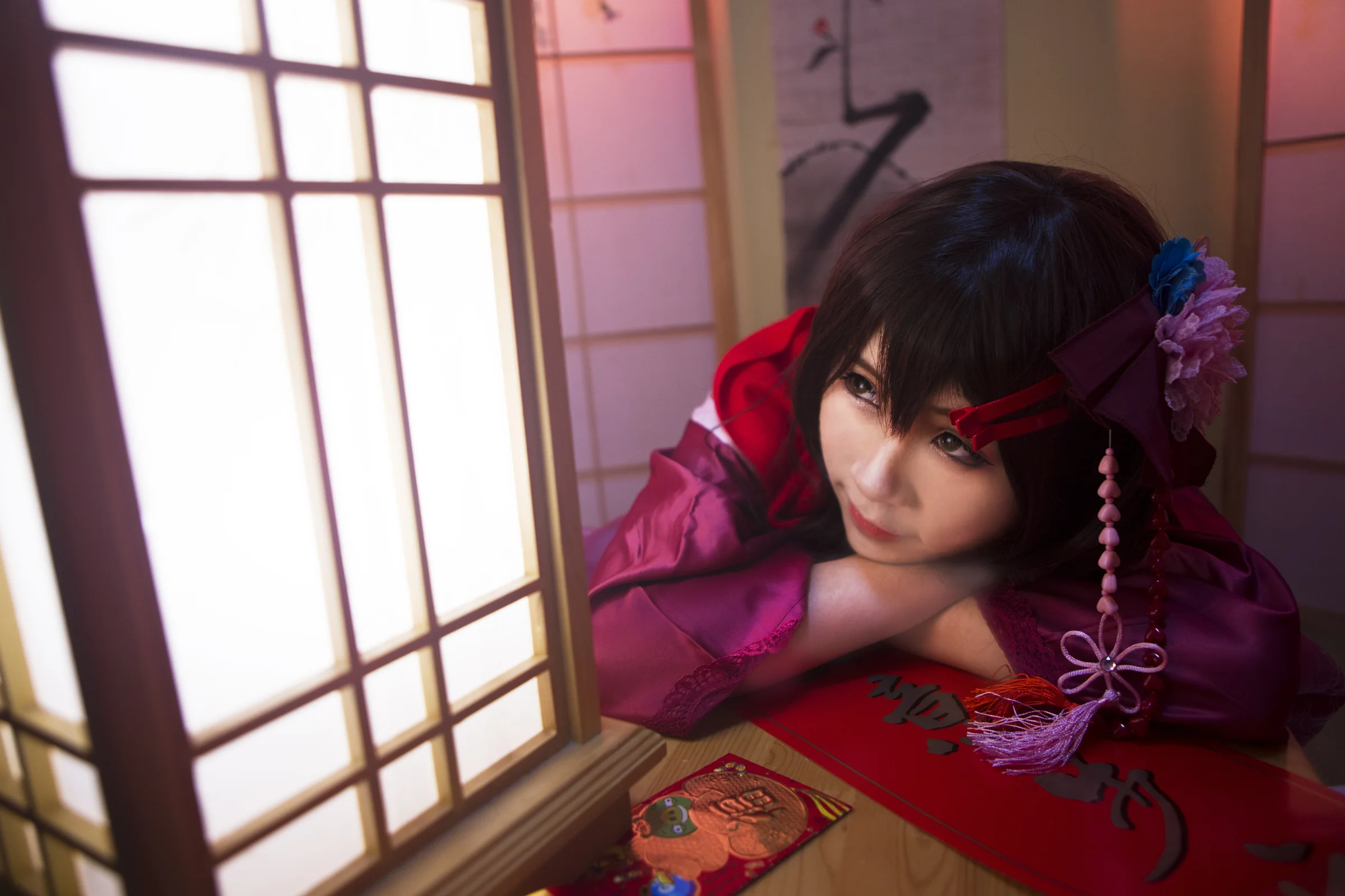 阳炎计划和服ver.楯山文乃COS写真