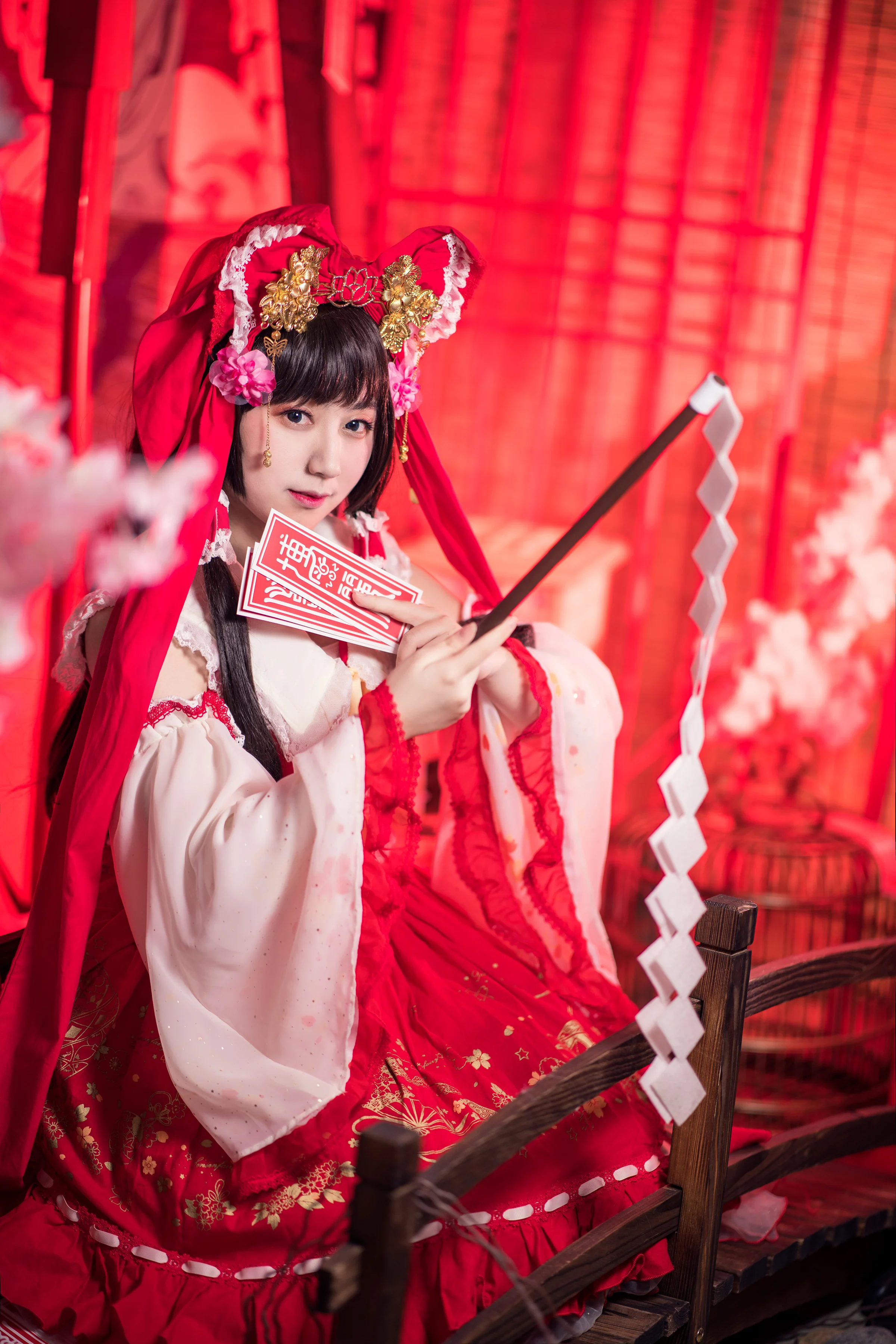 东方project博丽灵梦COS写真