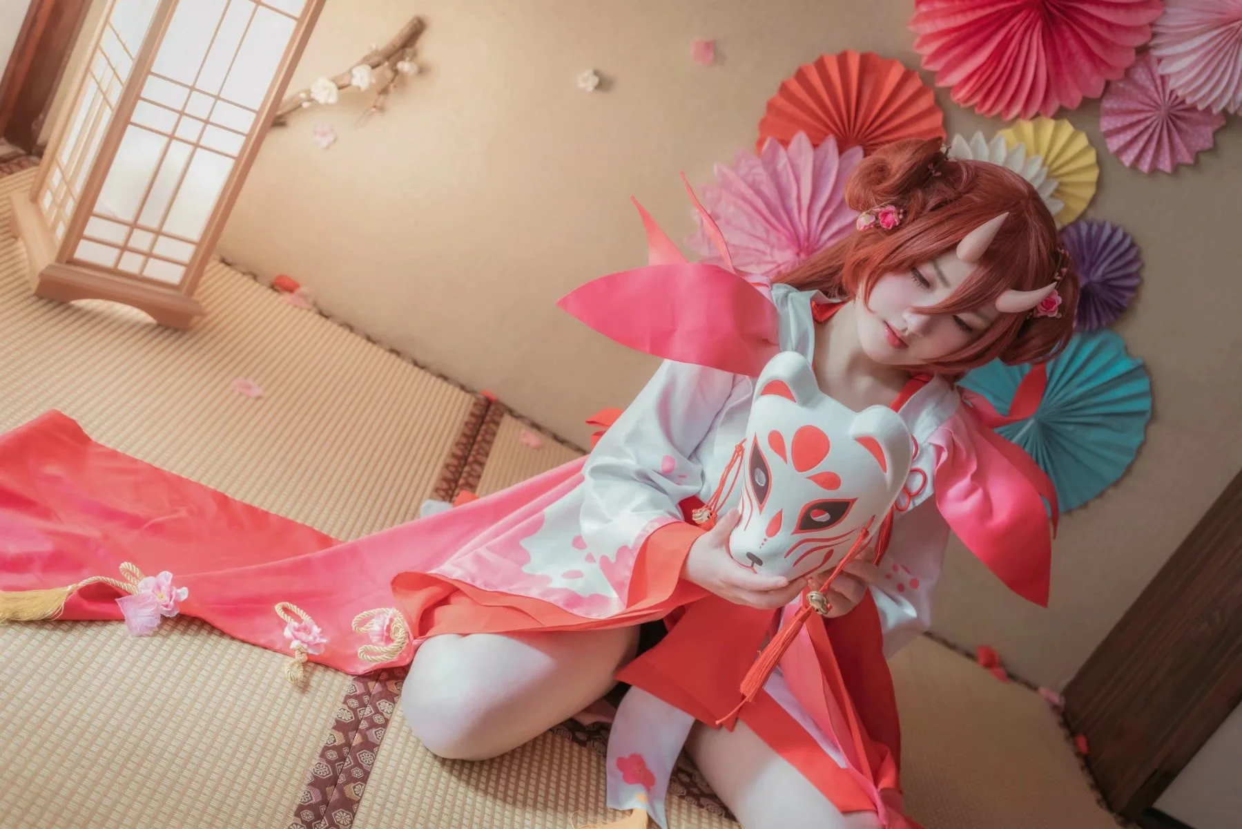 阴阳师 桃花妖COS写真，期待关注