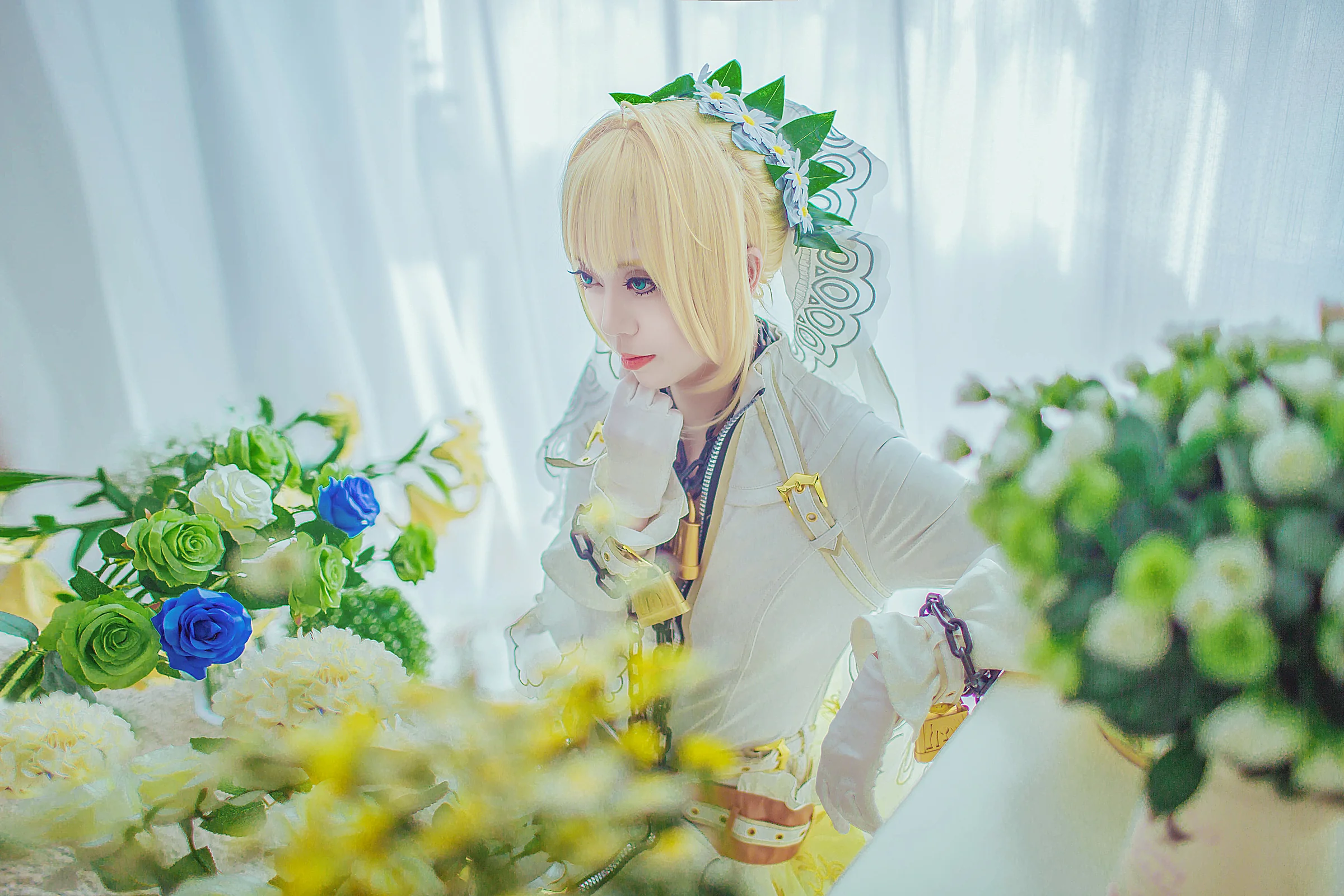 Fate/Grand Order尼禄花嫁COS写真