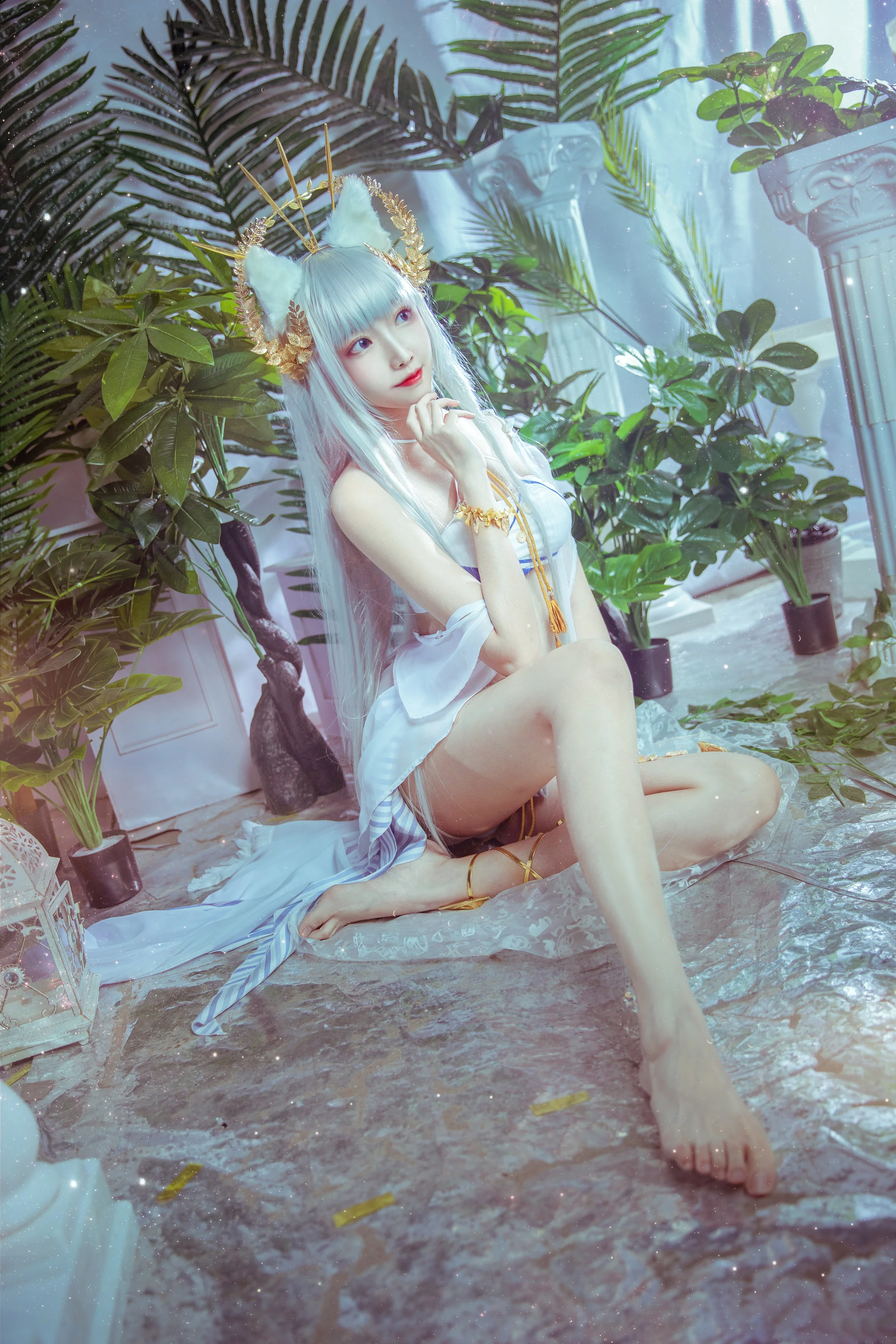 明日方舟 白金灿阳朝露COS写真