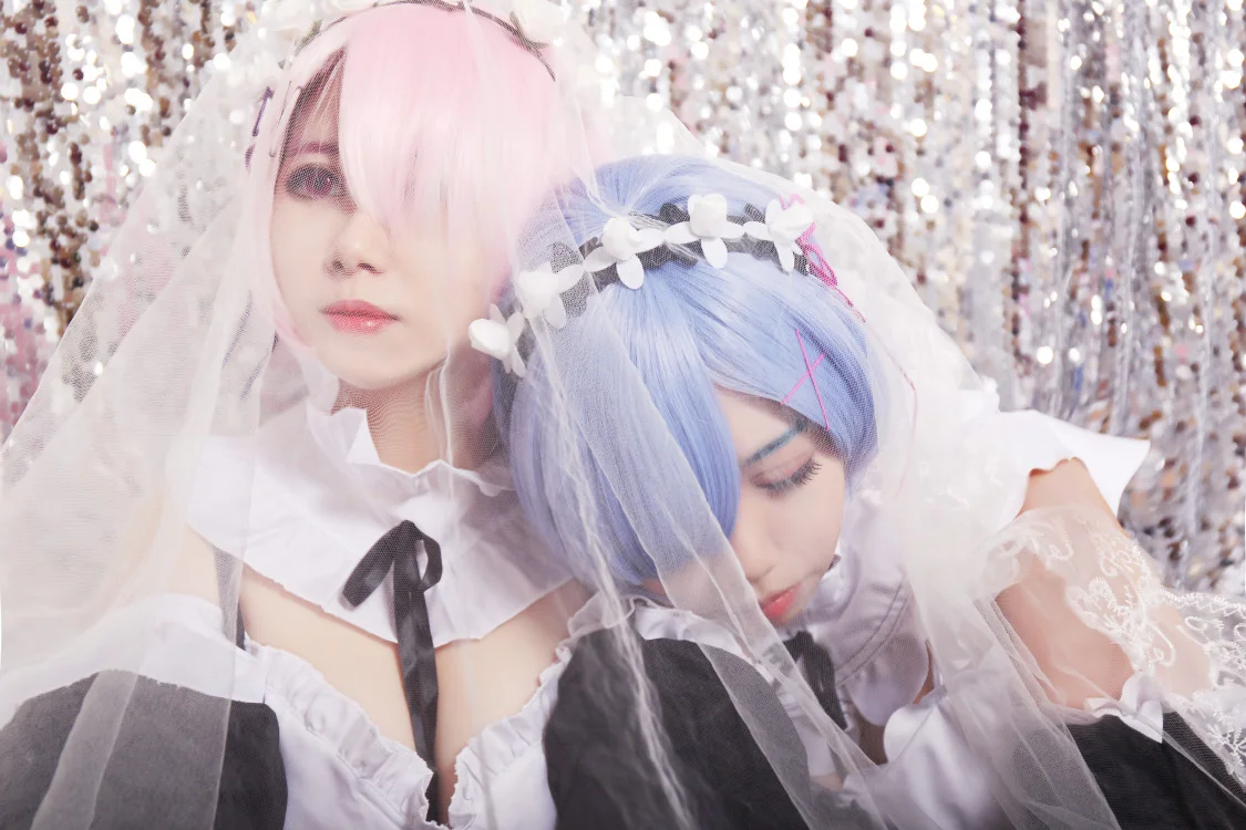 从零开始的异世界生活 蕾姆×拉姆COS写真
